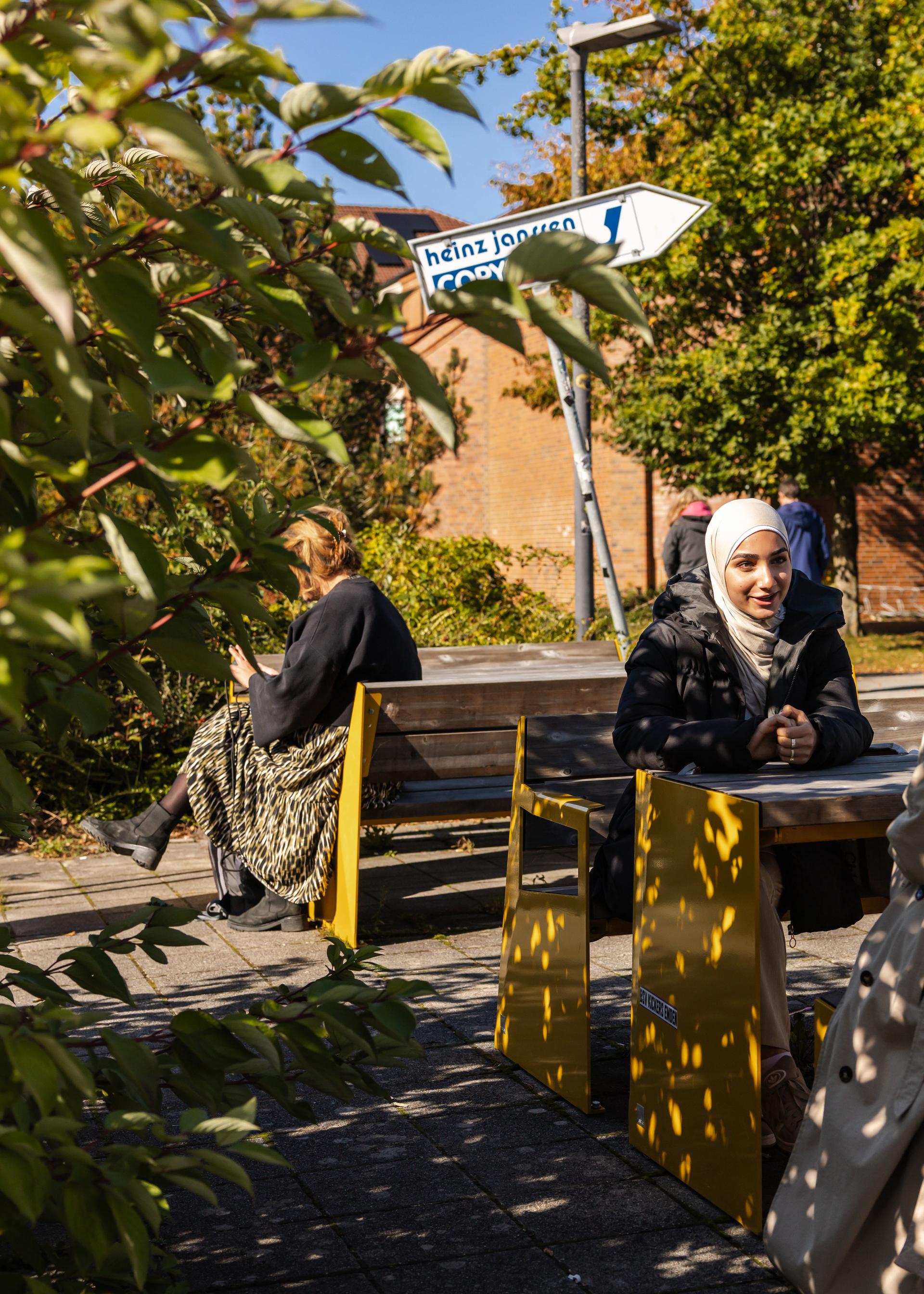 Extending campus life into outdoor space