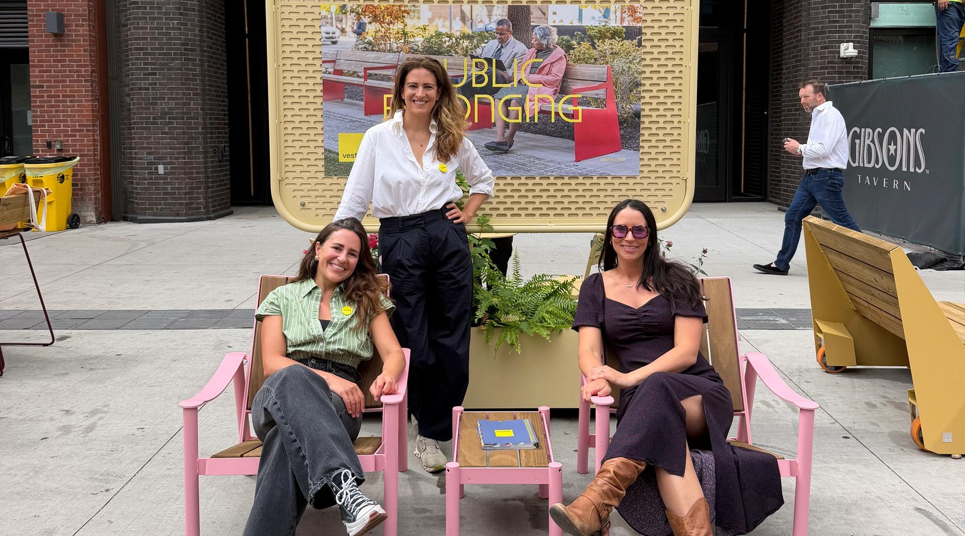 Vestre debuted at Fulton Market Design Days with the launch of FARI