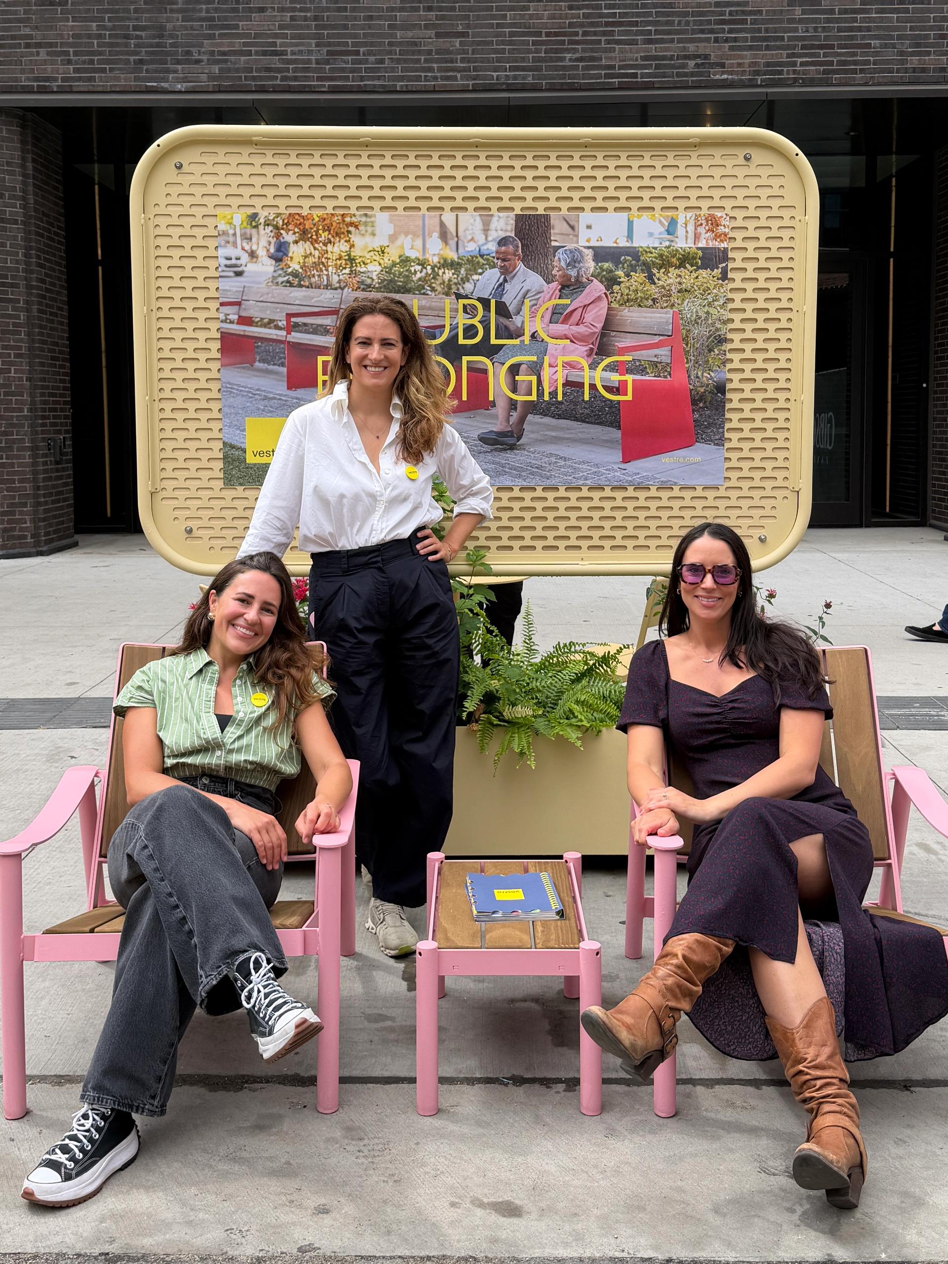 Vestre debuted at Fulton Market Design Days with the launch of FARI