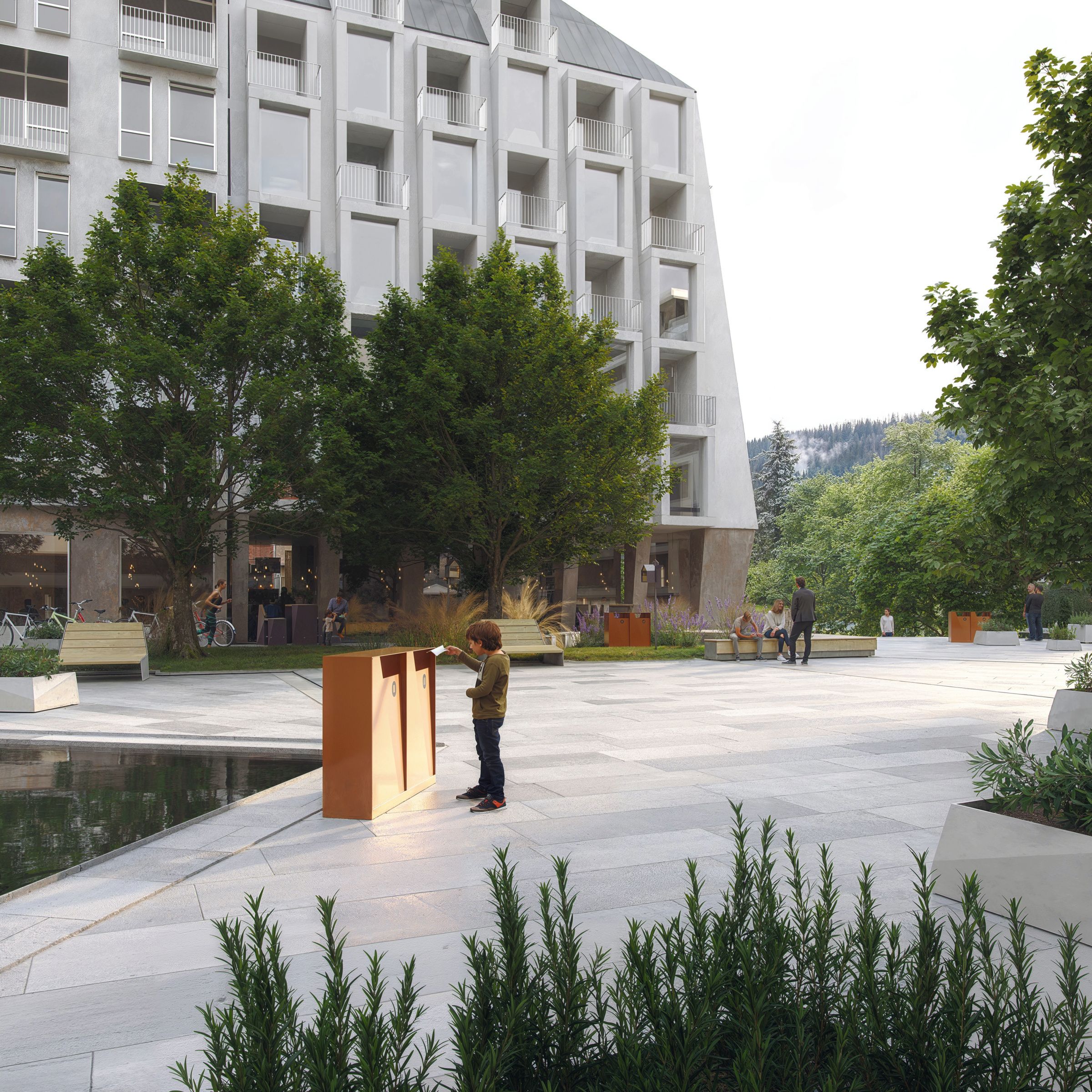 BLOC recycling bin