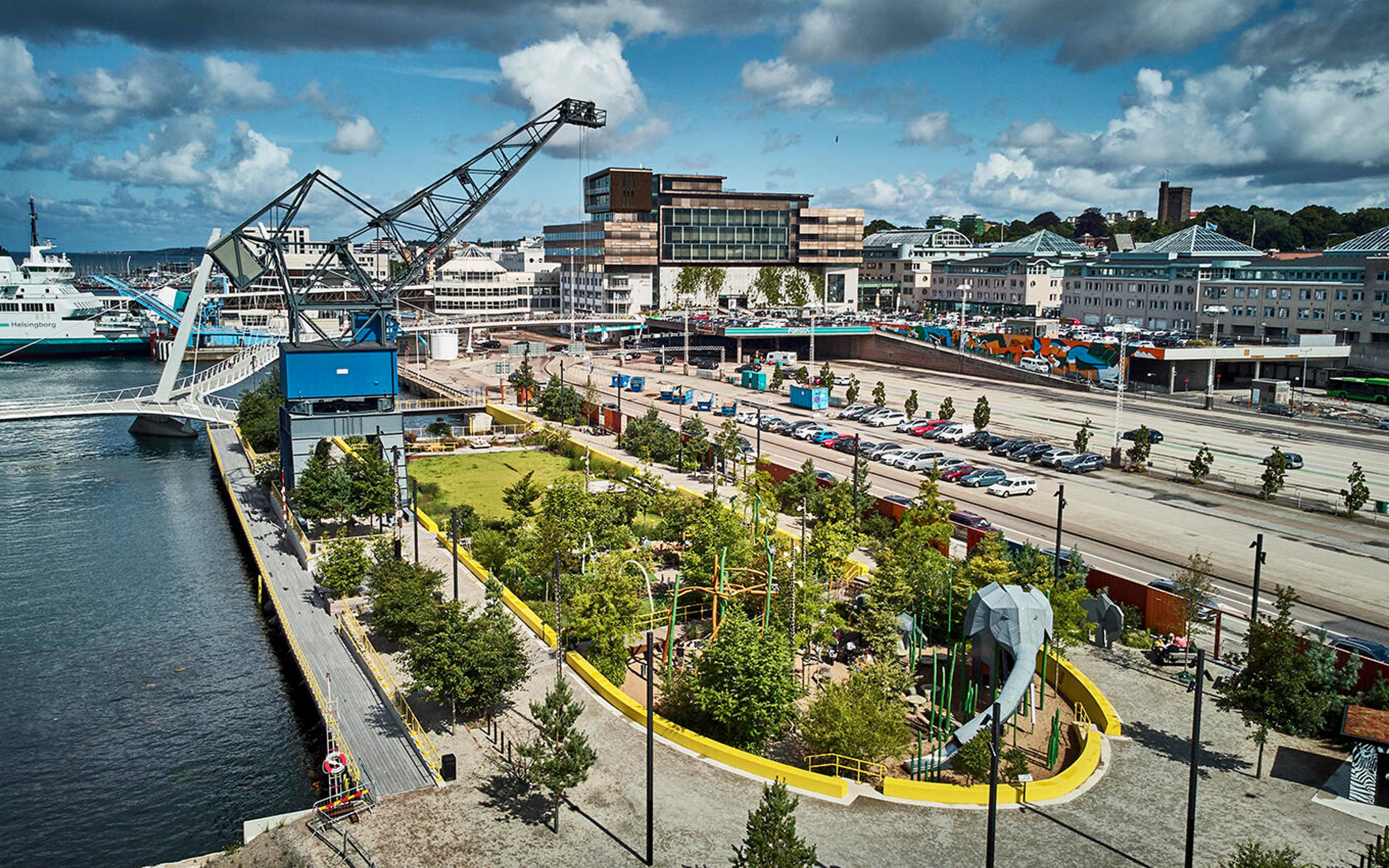 Dockan Park – from shipyard to jungle for all
