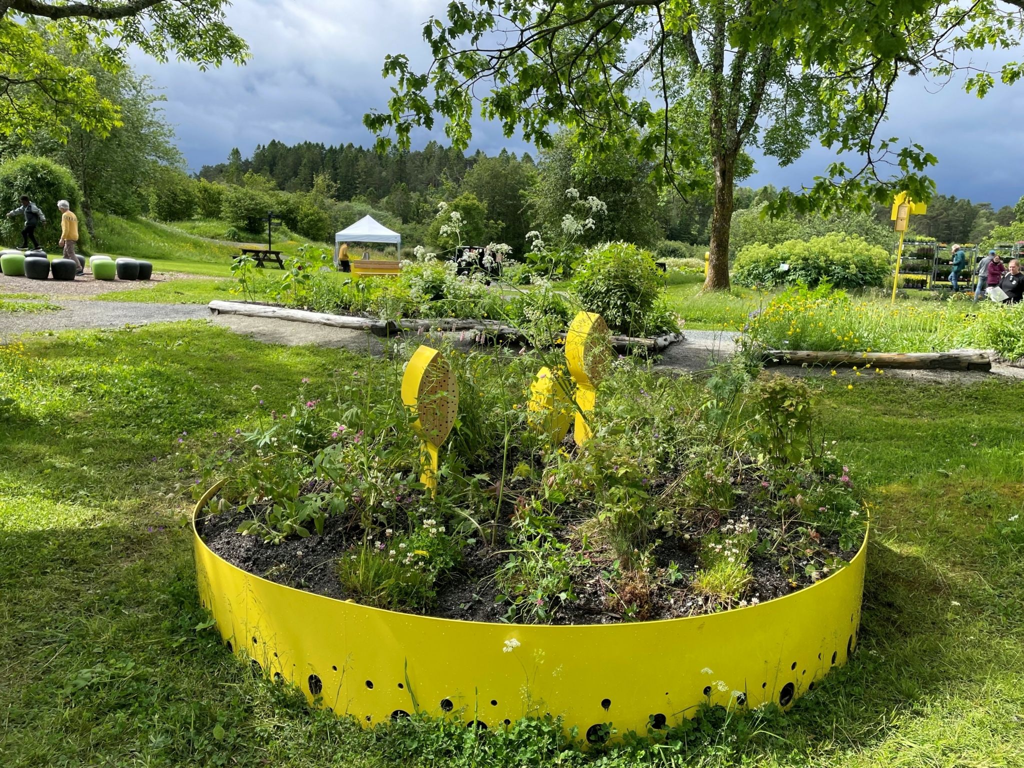 Vestre Habitats creates new habitats for insects at Bergen Botanical Garden