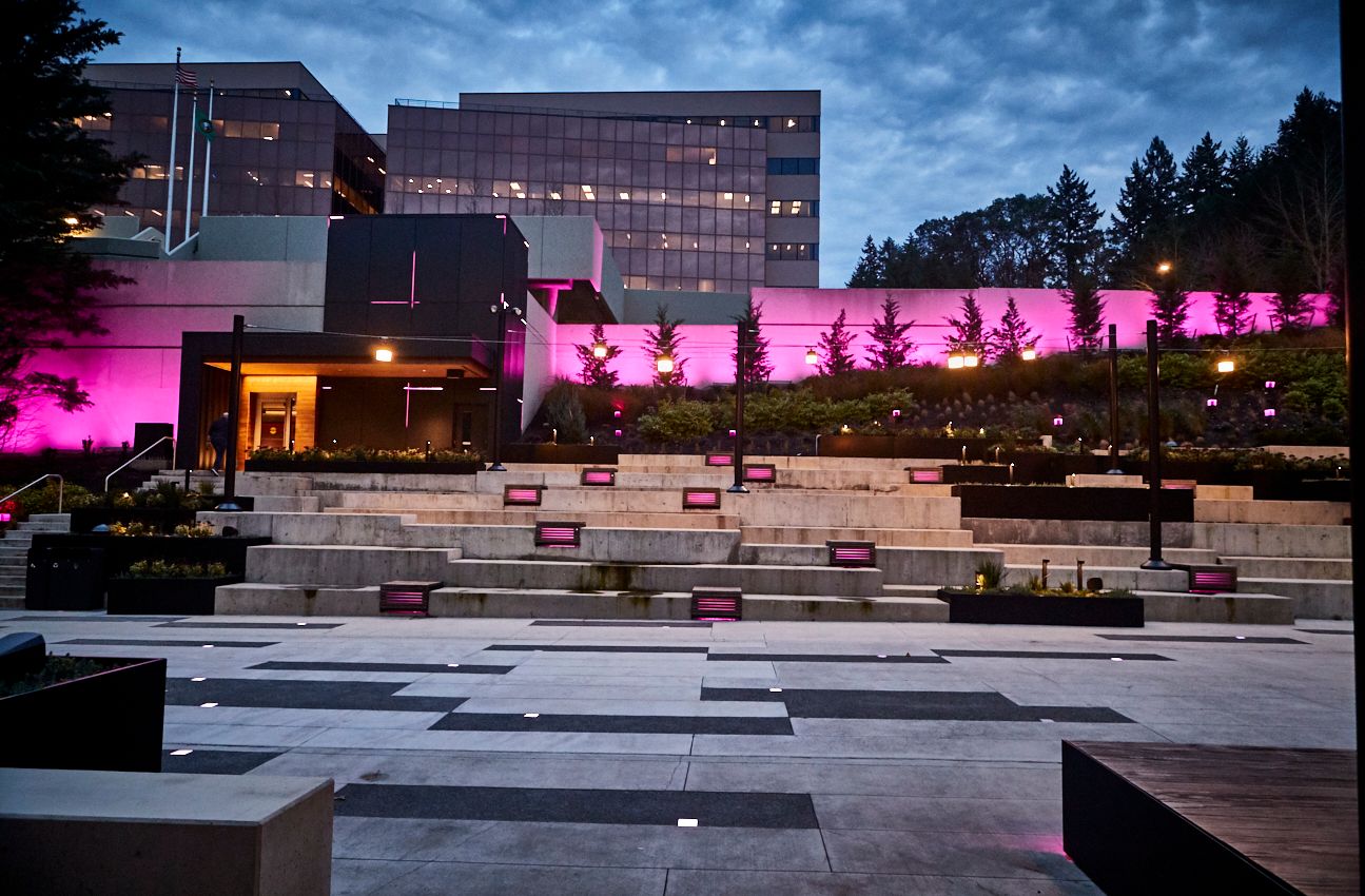 Evolving workplace environments on a technology campus