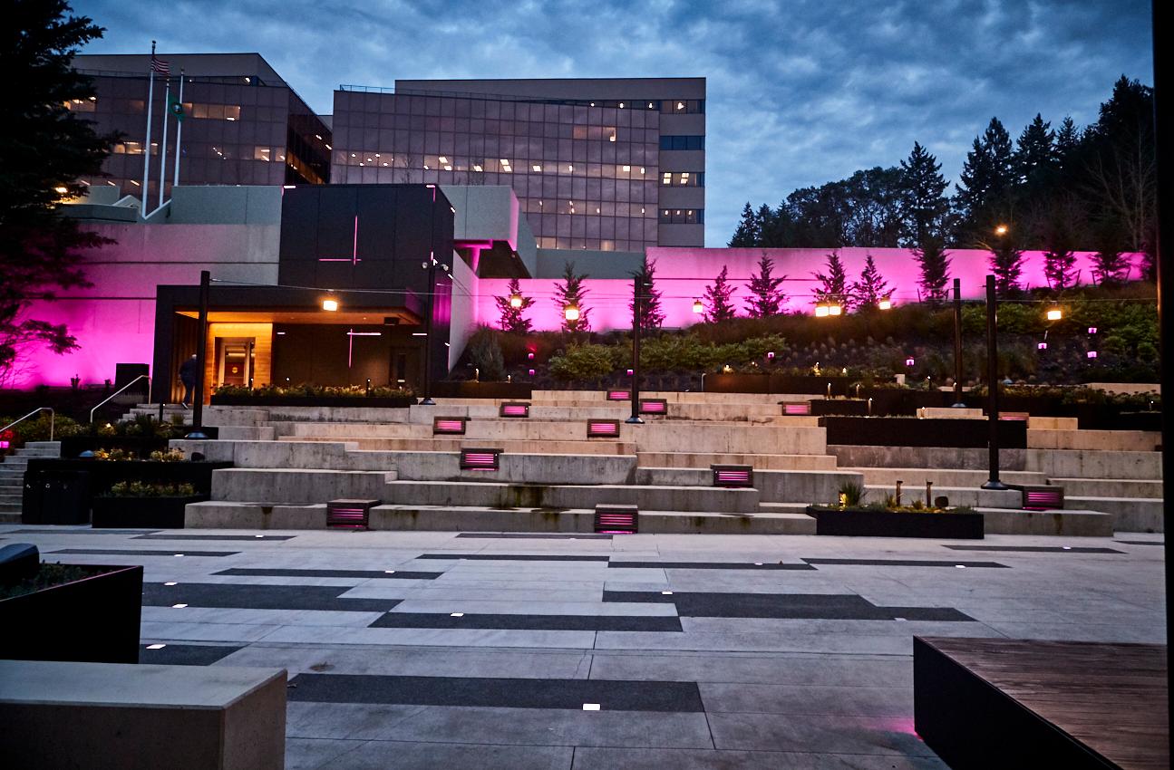 Evolving workplace environments on a technology campus