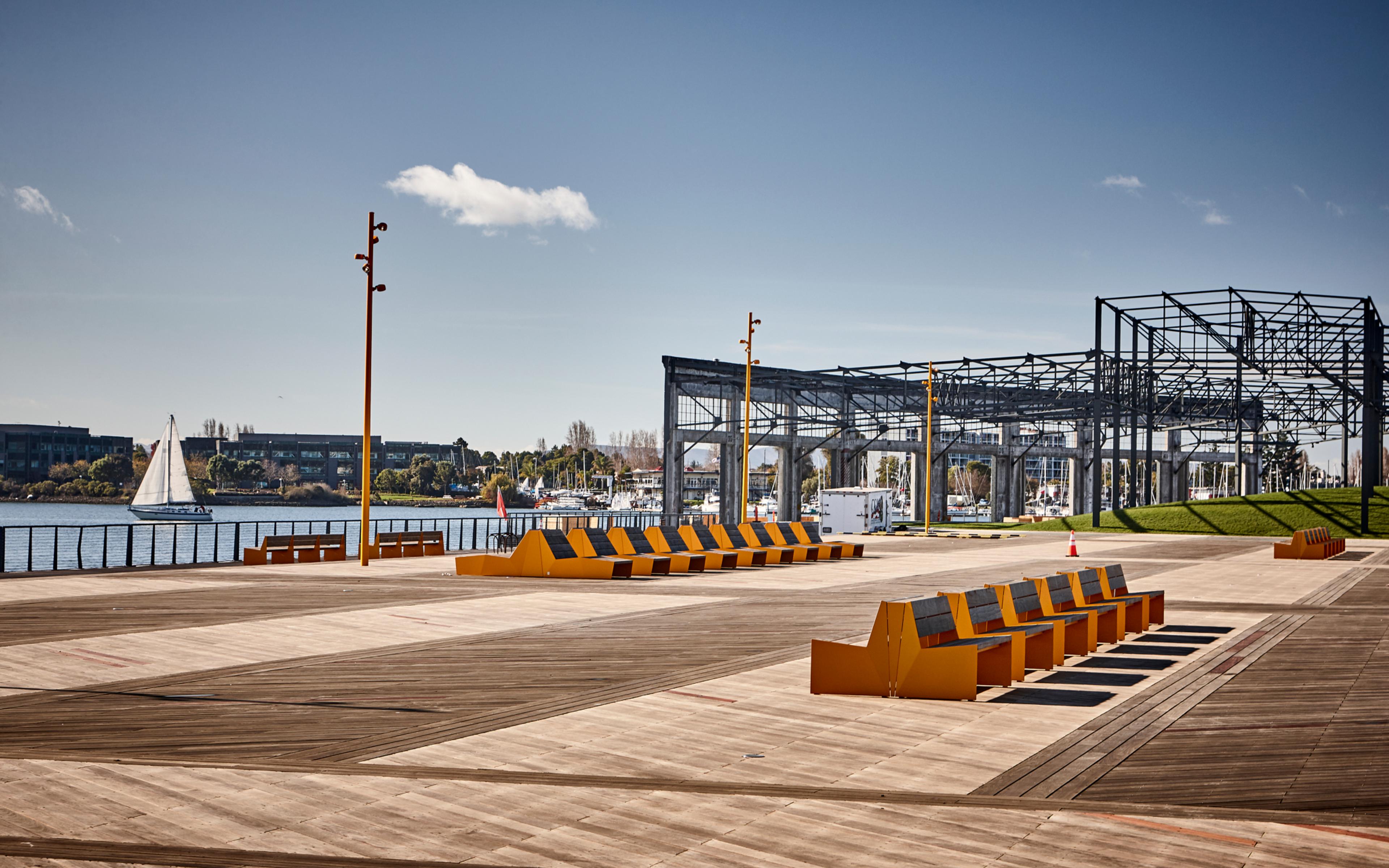 Urban reinvention: from shipping terminal to waterfront park in Oakland, California