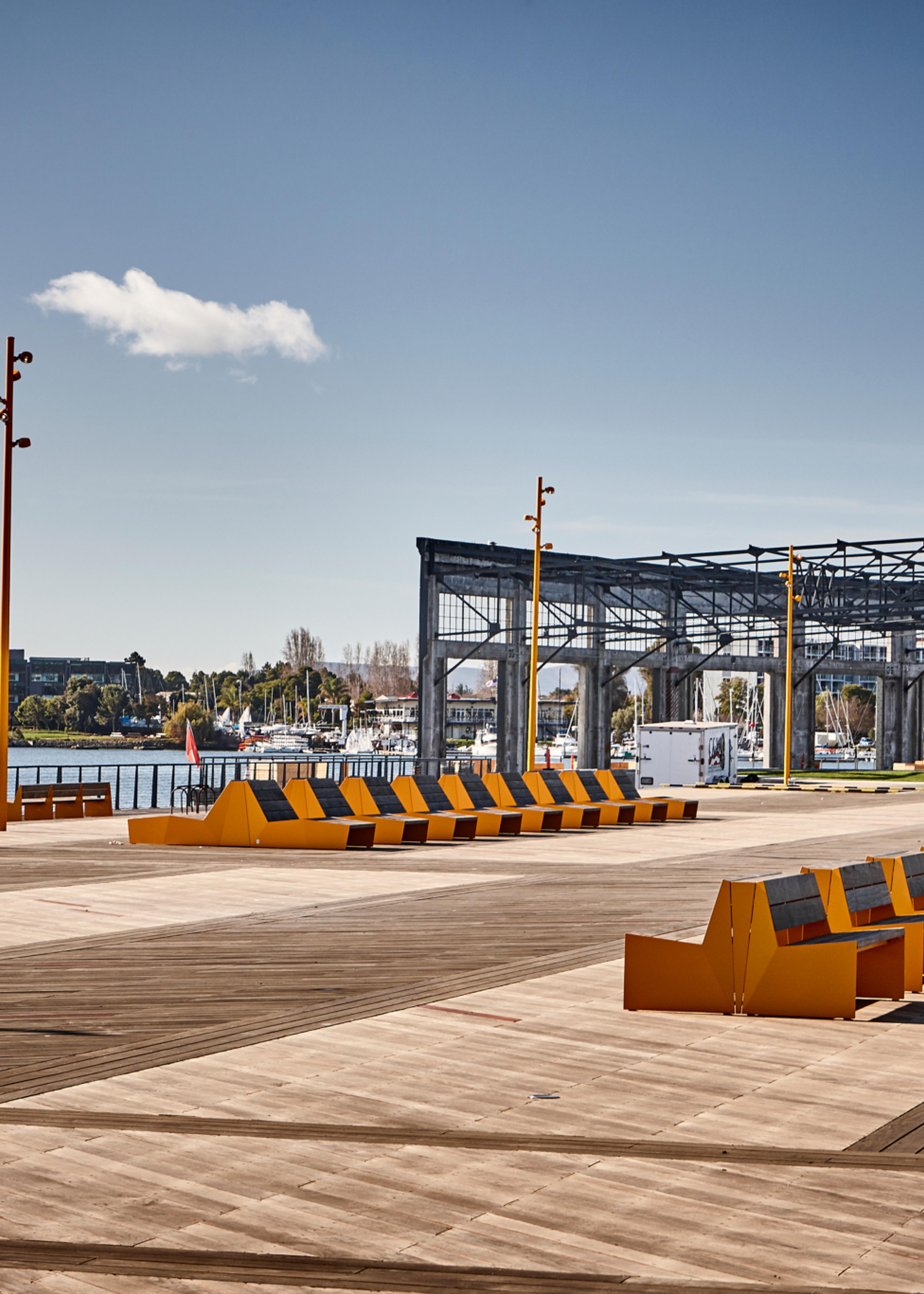 Urban reinvention: from shipping terminal to waterfront park in Oakland, California