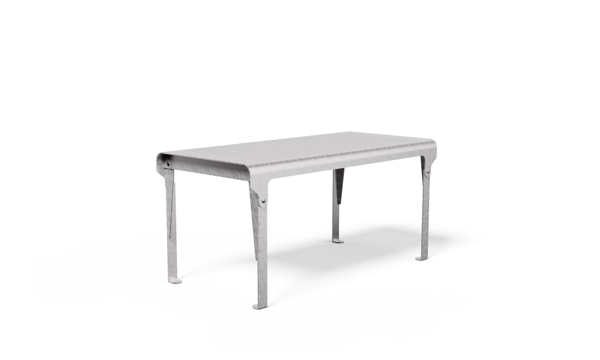 TELLUS table (acier décarboné)