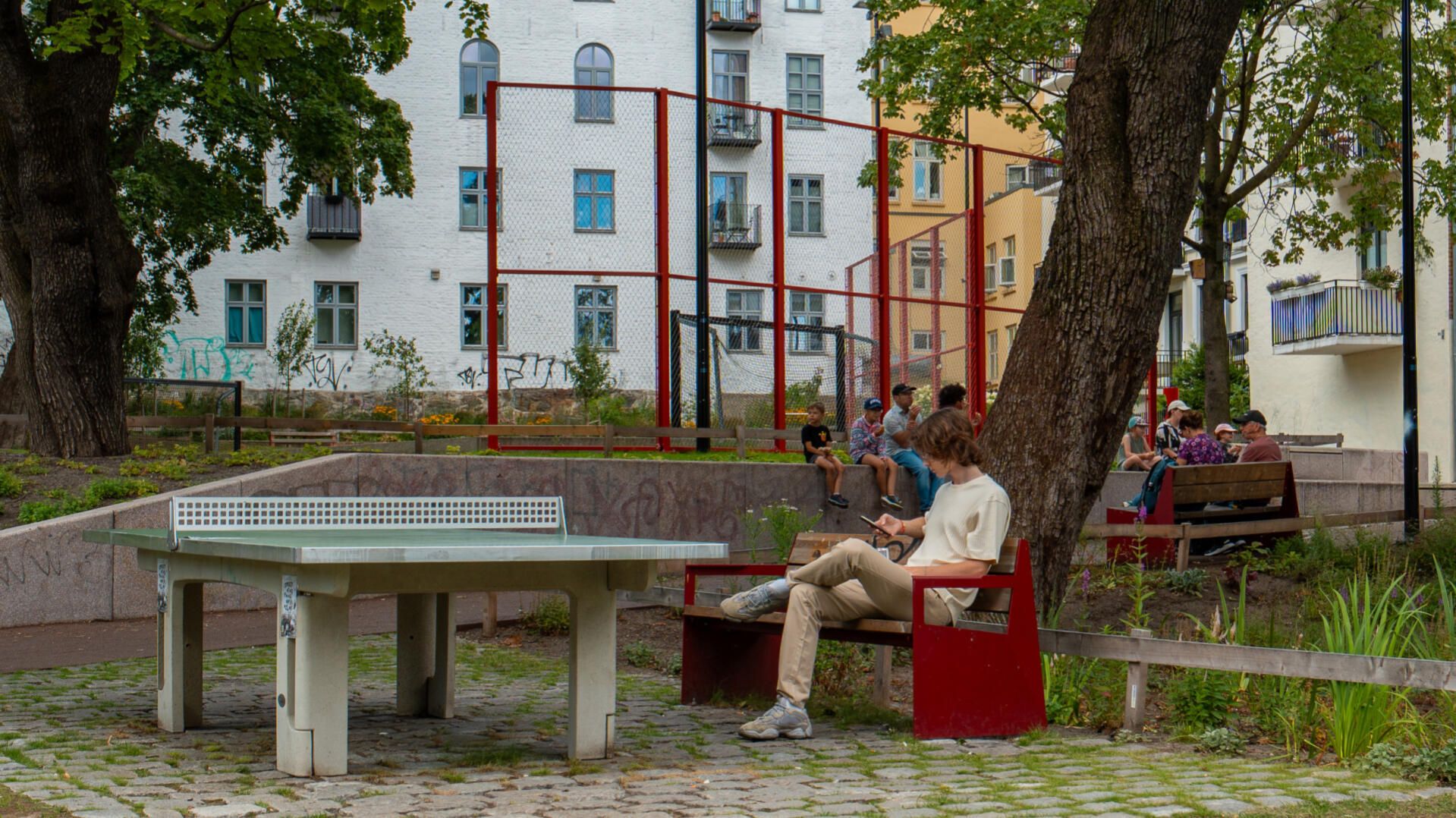 Kristparken: From neglected space to inclusive neighborhood park