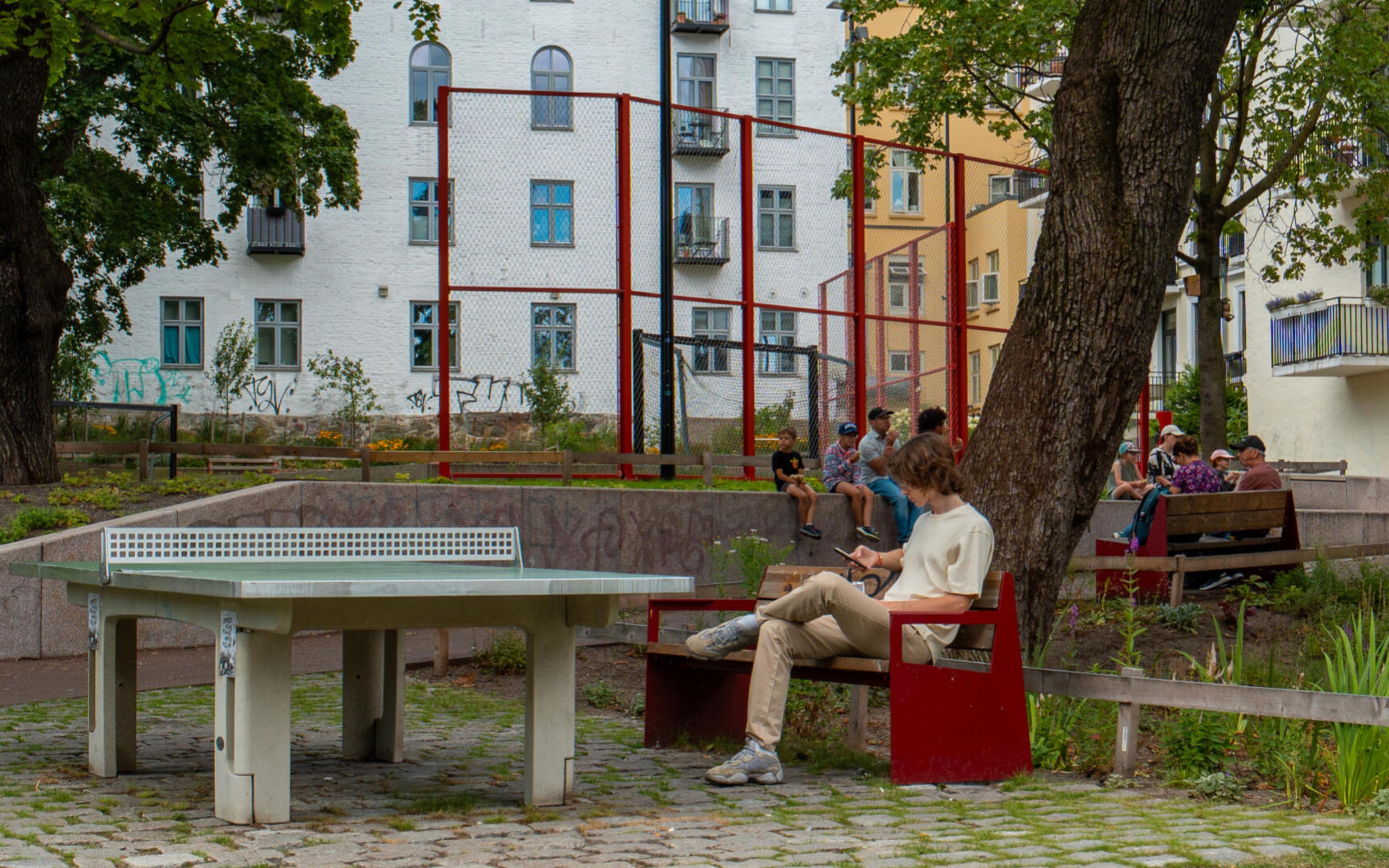 Kristparken: From neglected space to inclusive neighborhood park