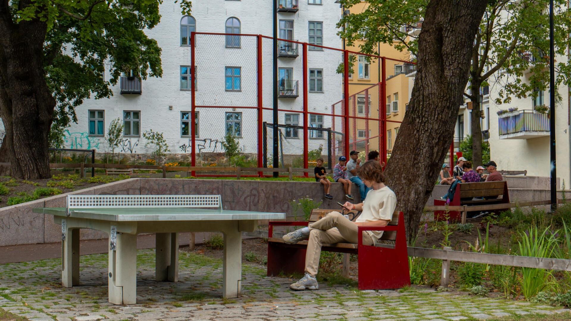 Kristparken: From neglected space to inclusive neighborhood park