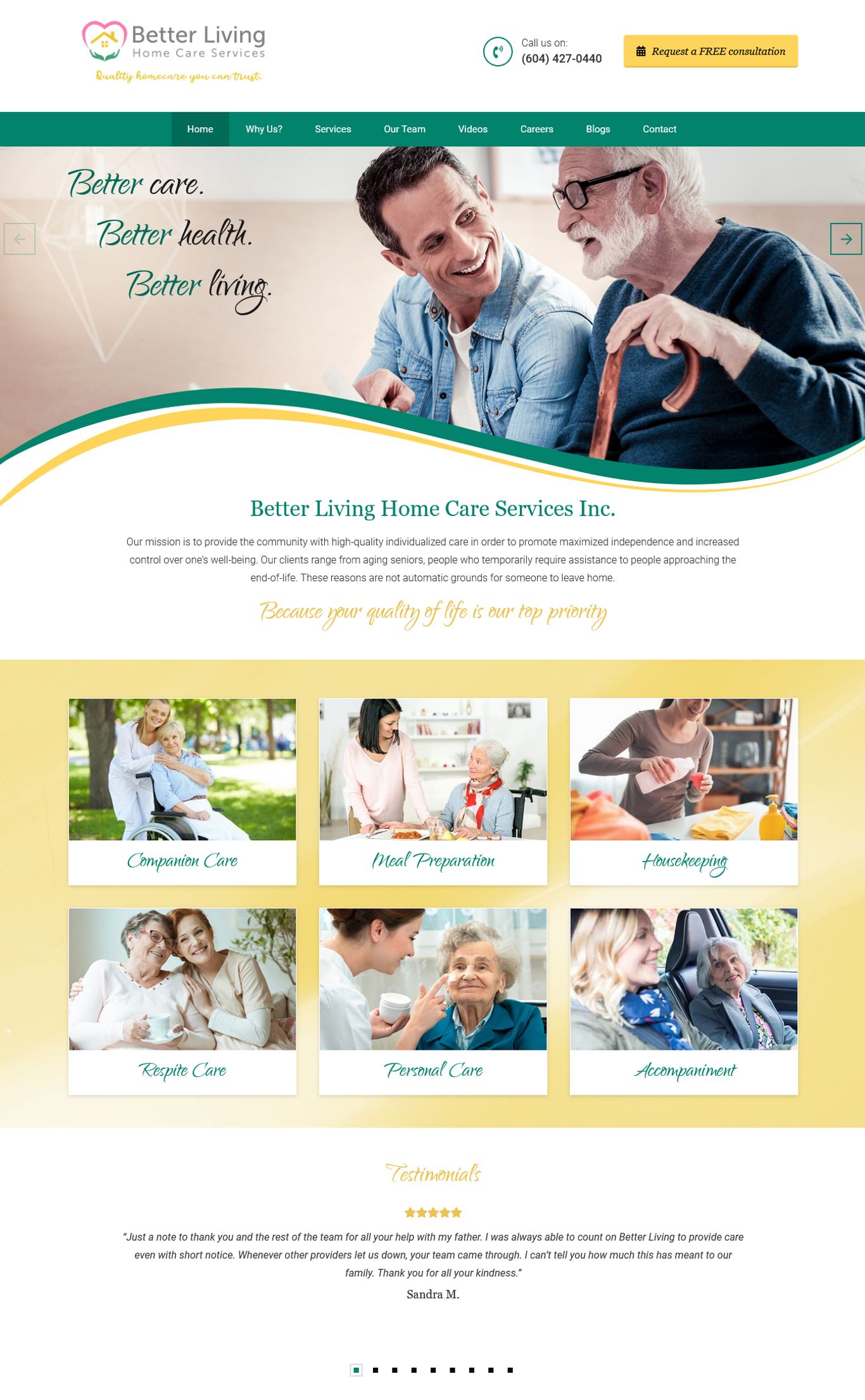 Better Living Home Care Services