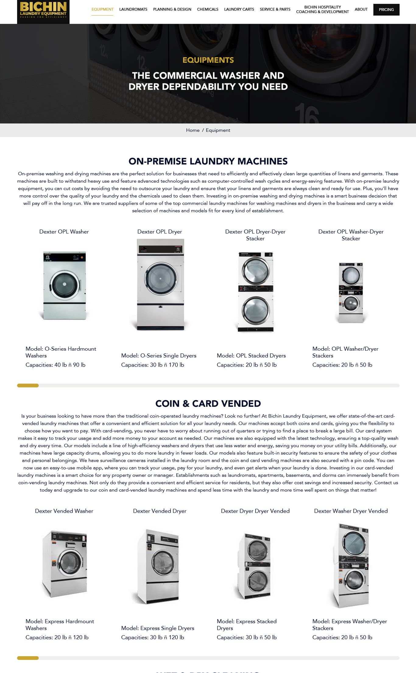 Bichin Laundry Equipment