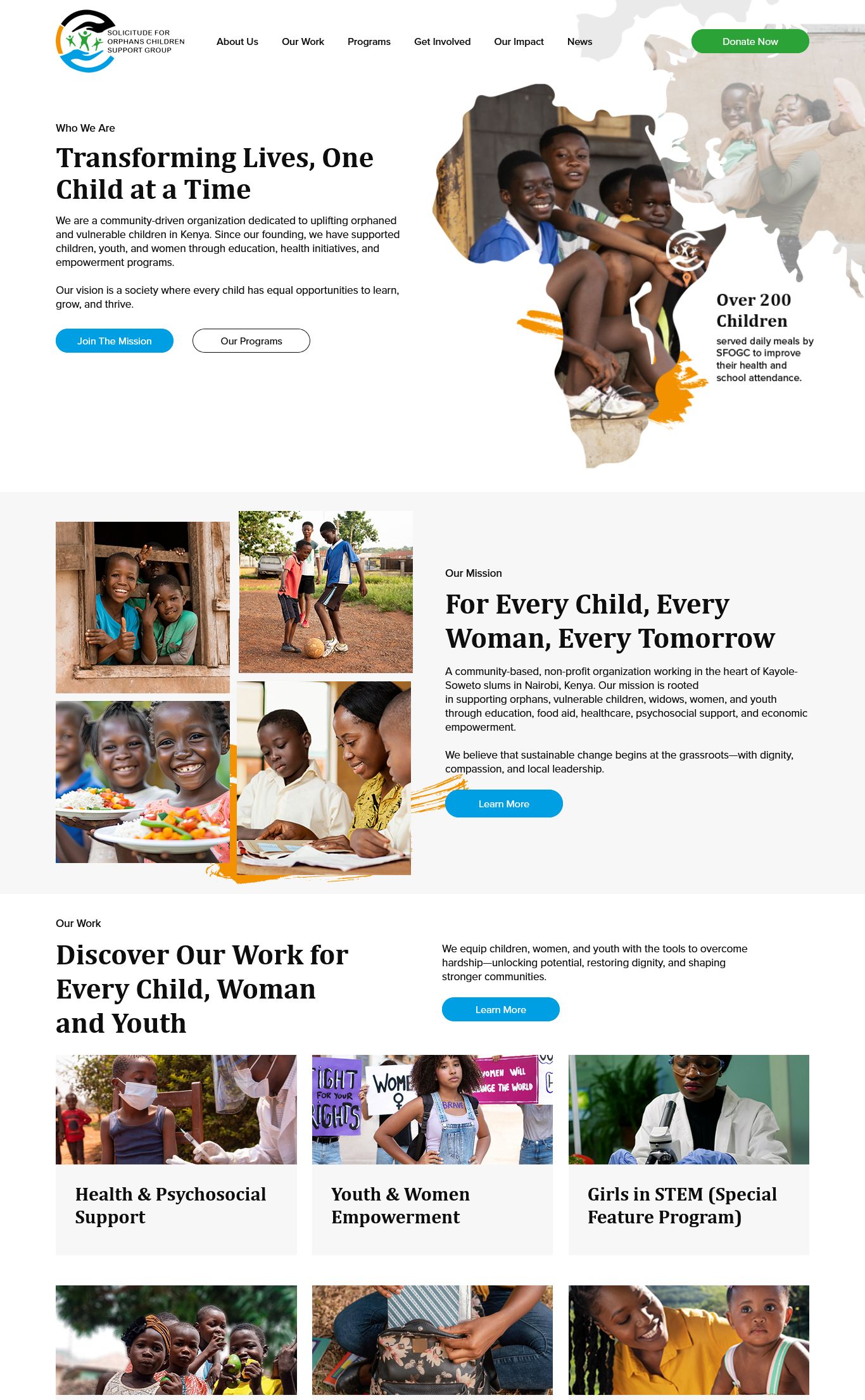 Web Site Design Nonprofit Community Organization