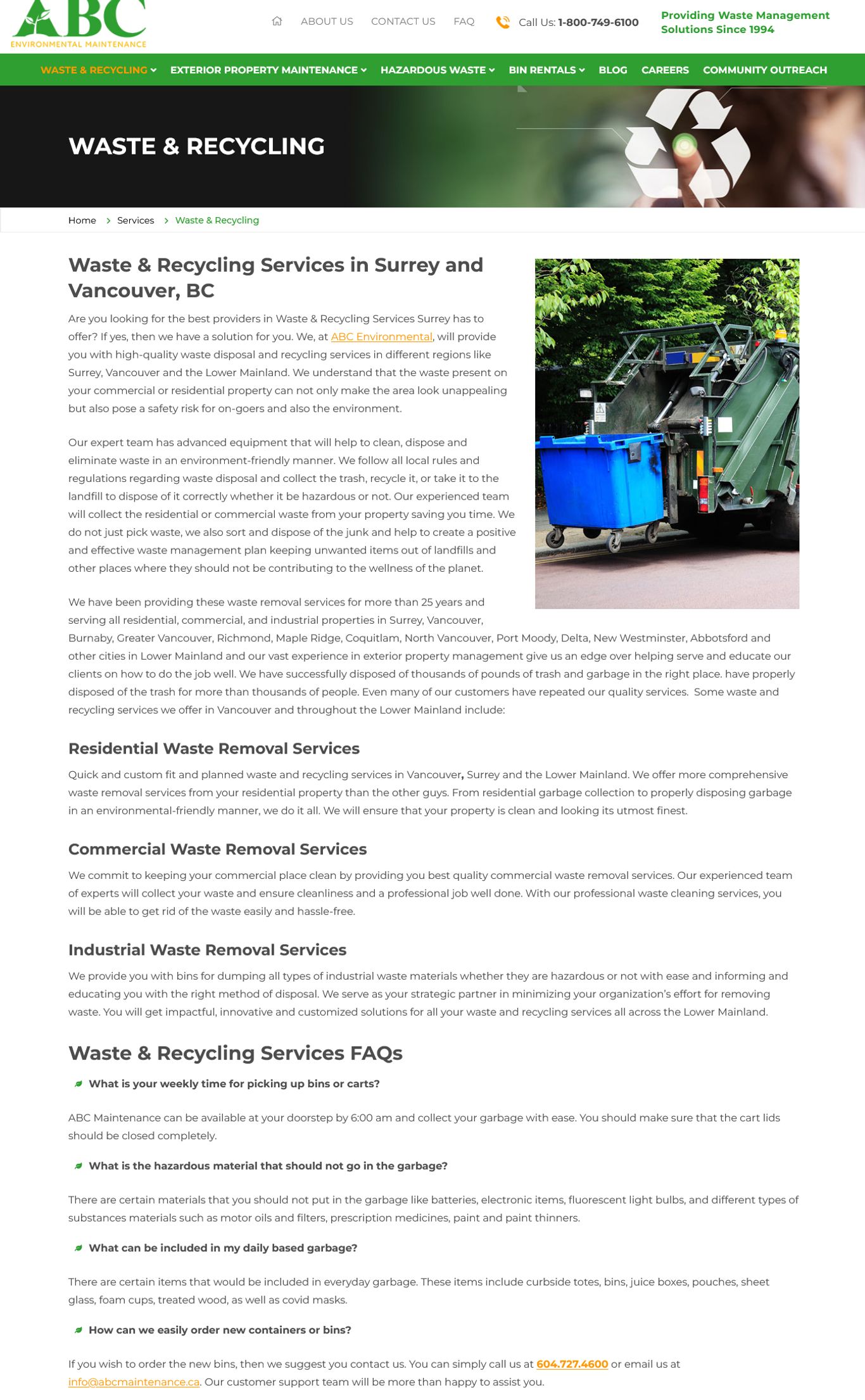 ABC Maintenance