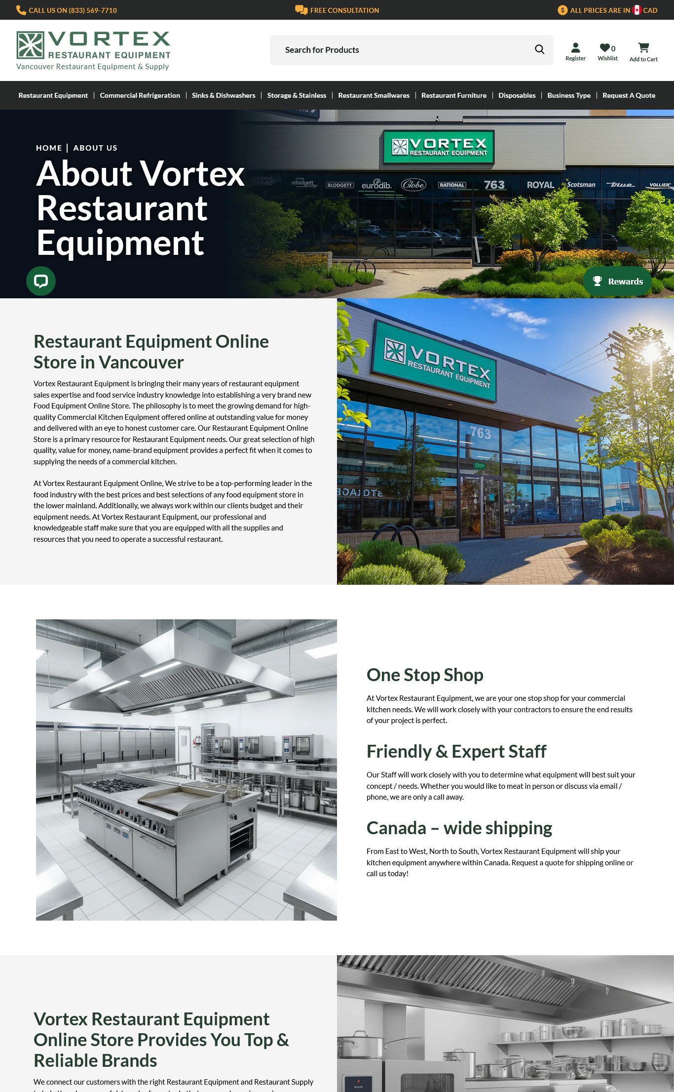 Vortex Restaurant Equipment