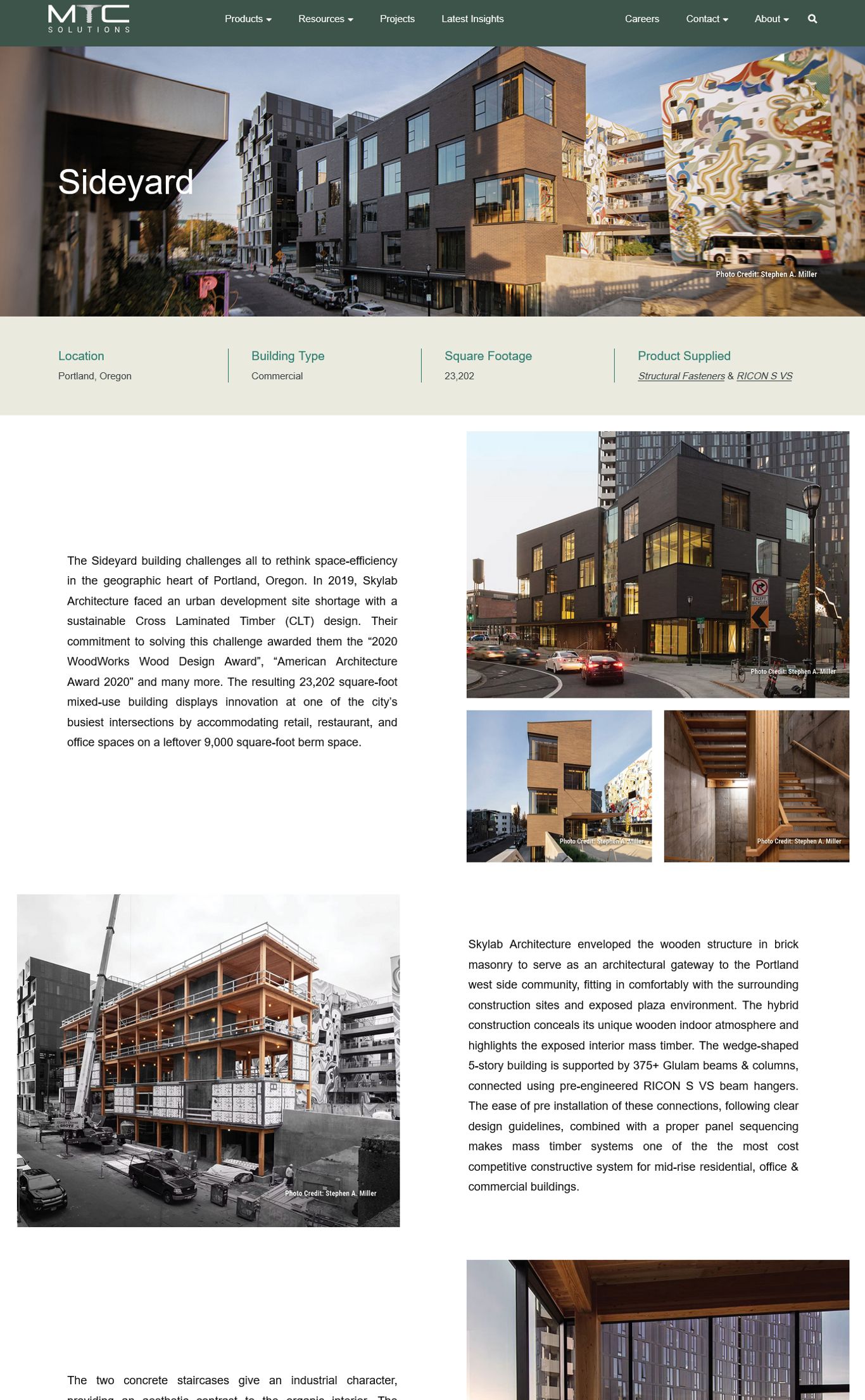 Mass Timber Connections (MTC) Solutions