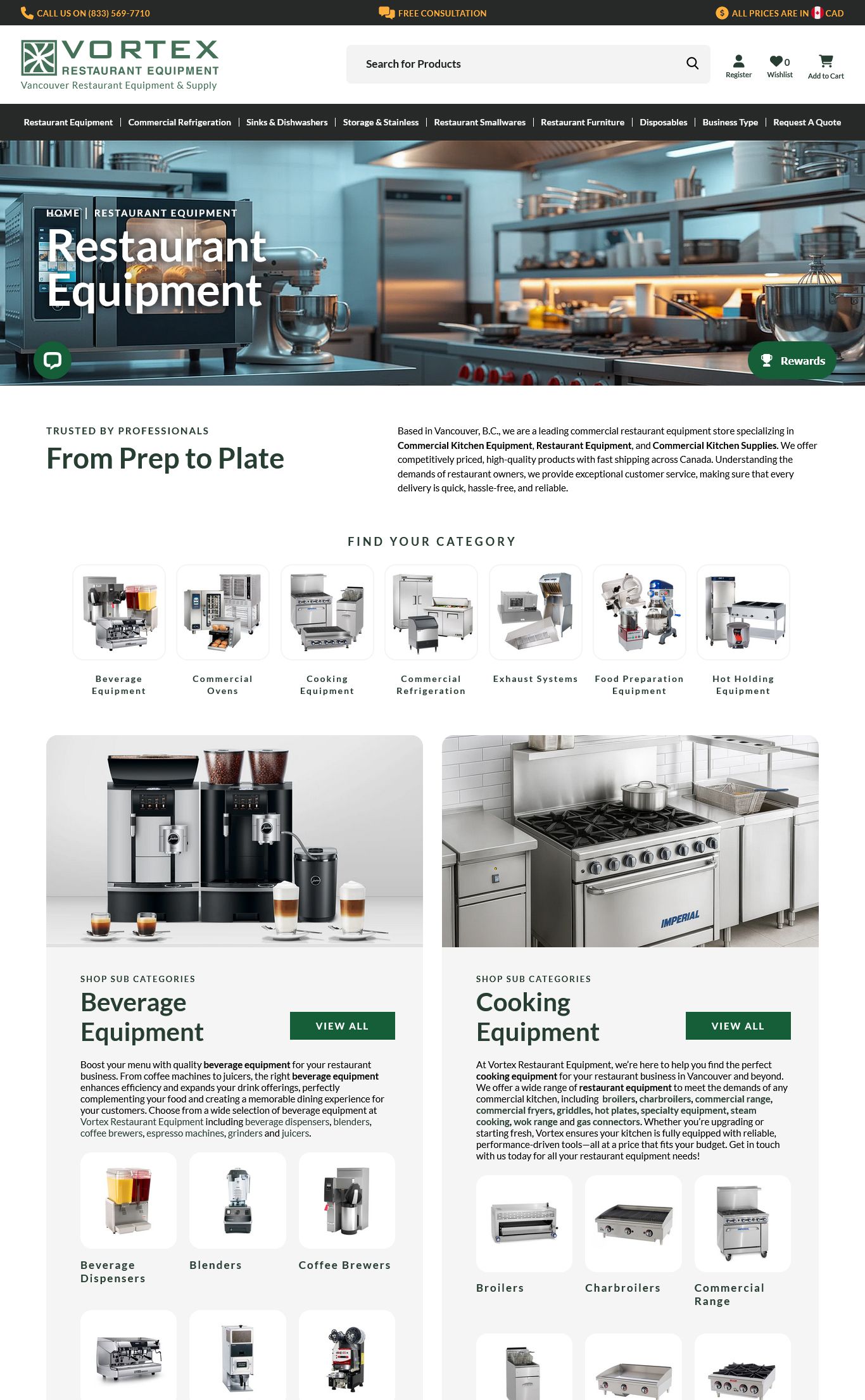 Vortex Restaurant Equipment