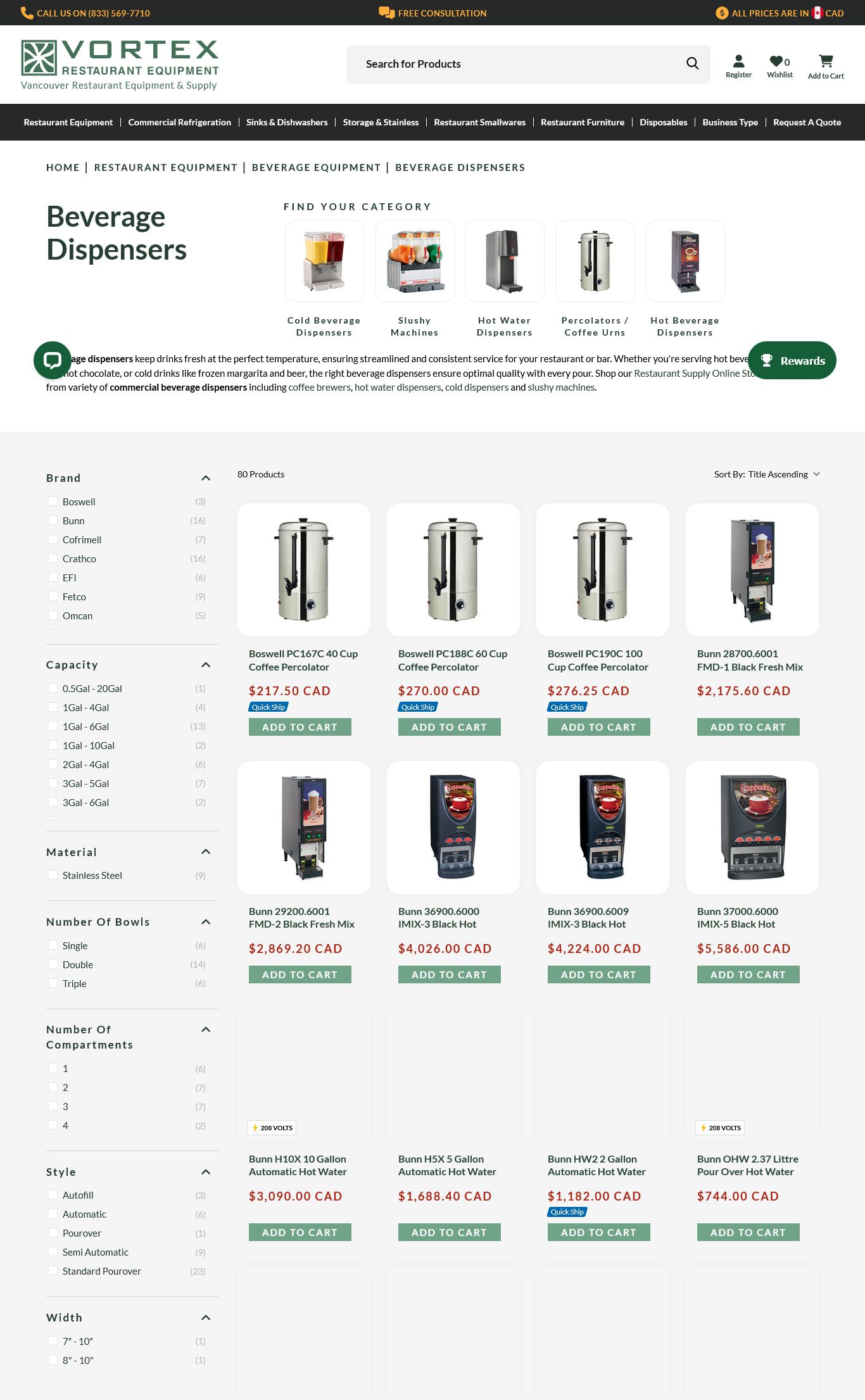 Vortex Restaurant Equipment