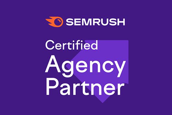 We’re officially a certified agency partner with SemRush!