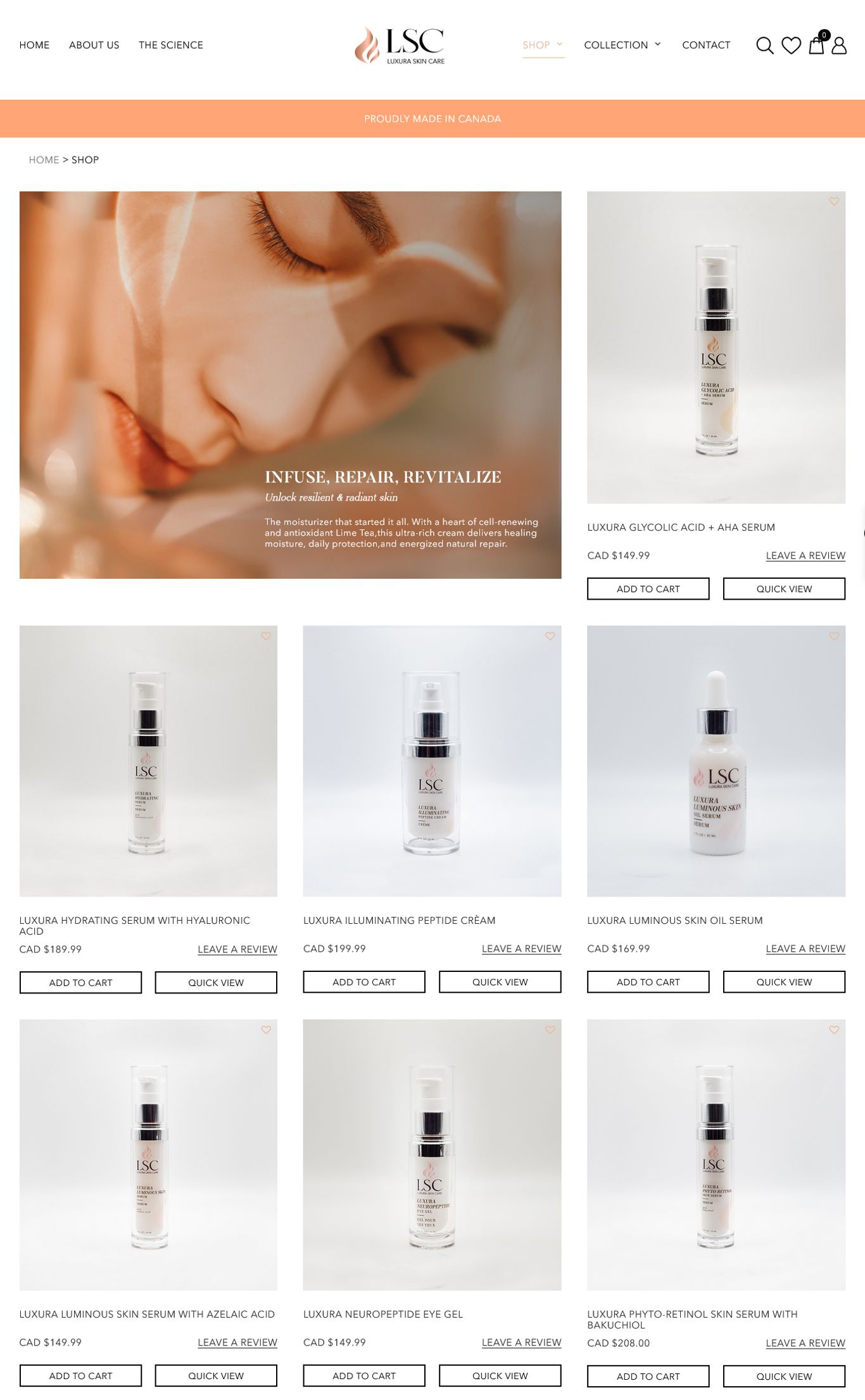 Luxura skin care