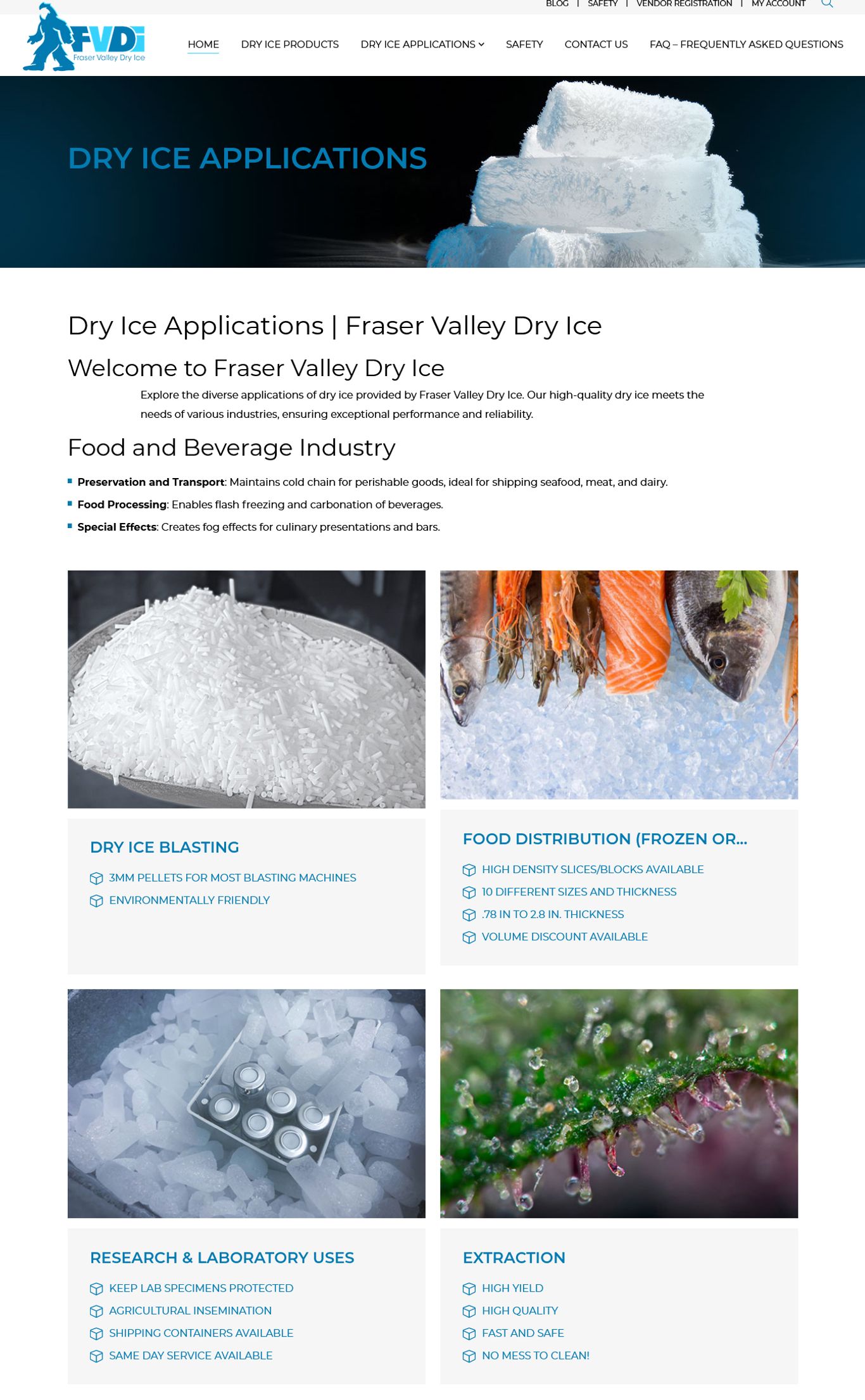 Fraser Valley Dry Ice