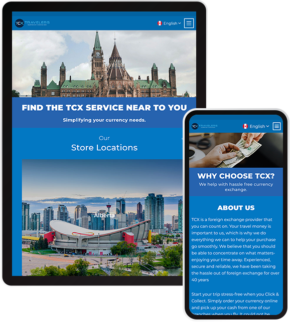 TCX Travelers – Currency Exchange
