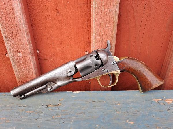 Nyservad Colt 1862 Police model slaglåsrevolver