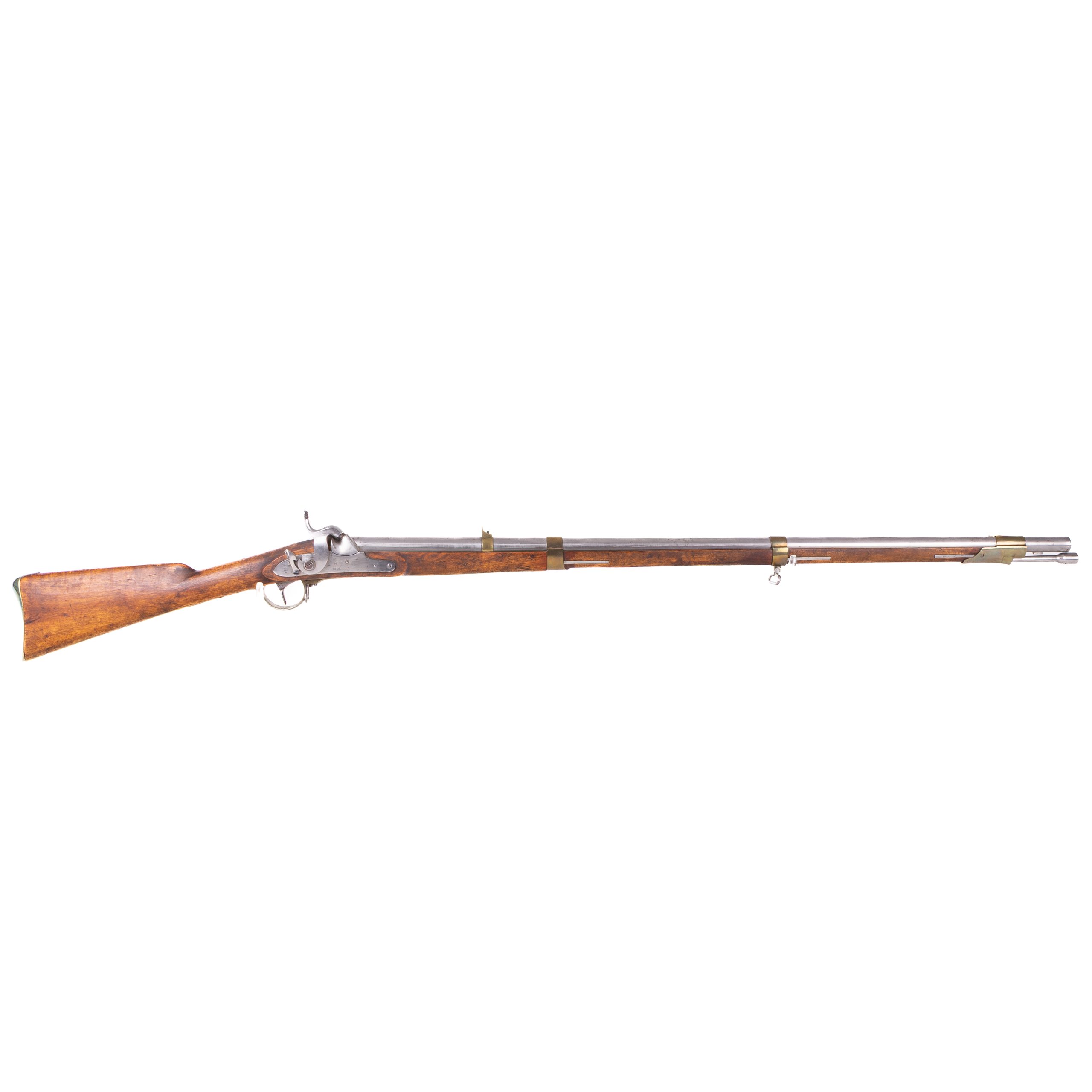Ett utmärkt examplar av arméns första miniegevär m/1845-54, bild 1 av 3