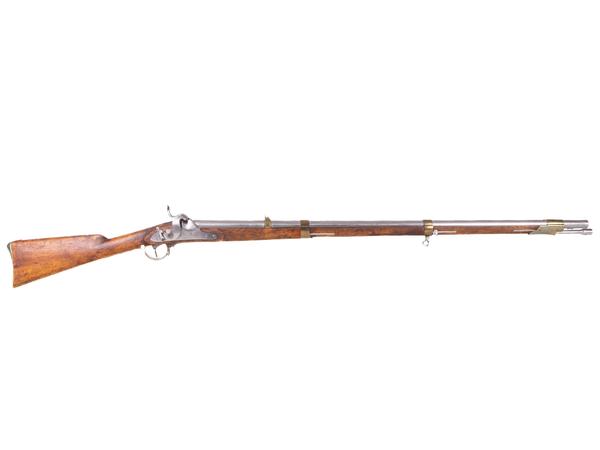Ett utmärkt examplar av arméns första miniegevär m/1845-54
