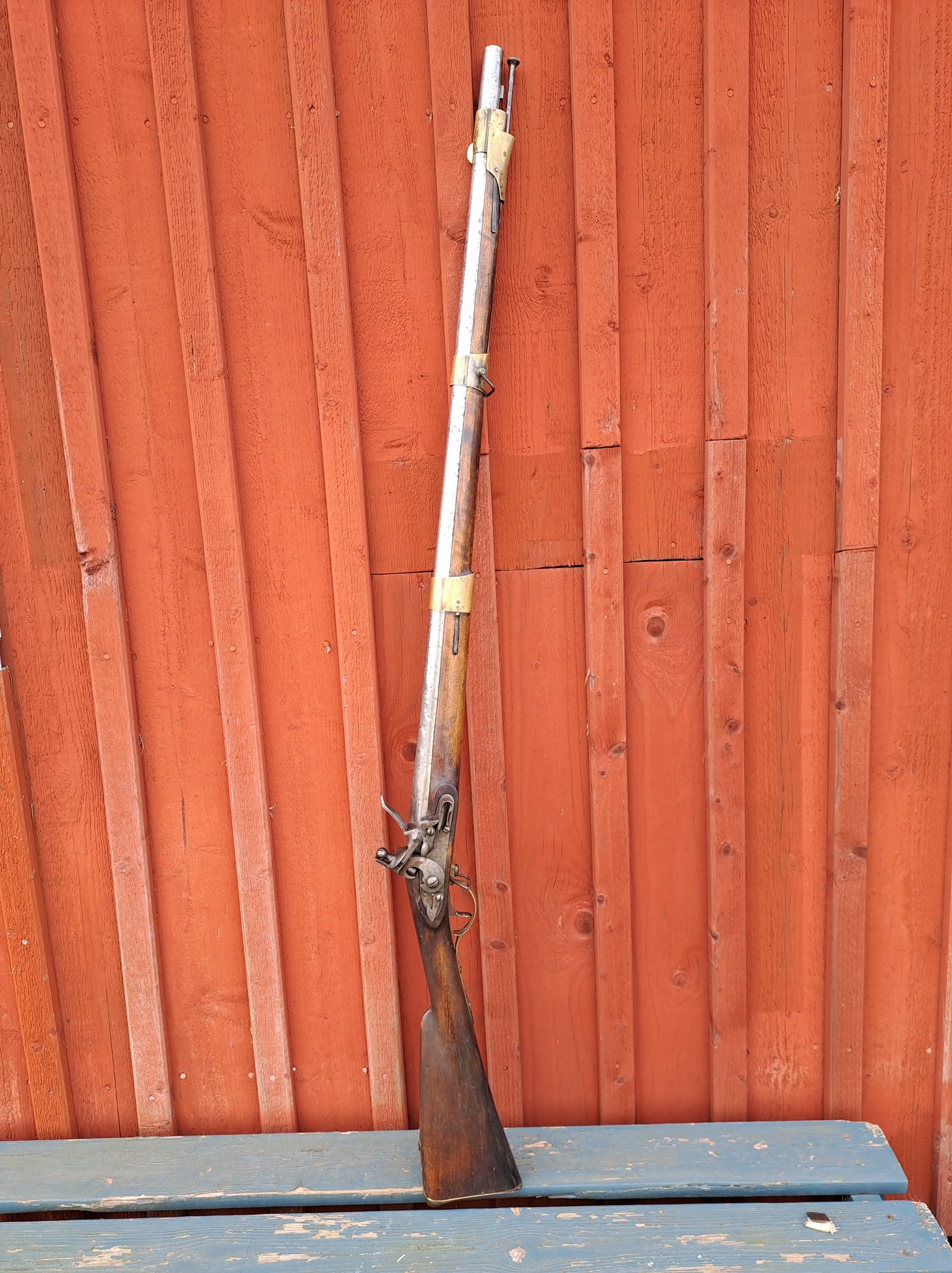 Flintlåsmusköt m/1826-38 för infanteriets jägare