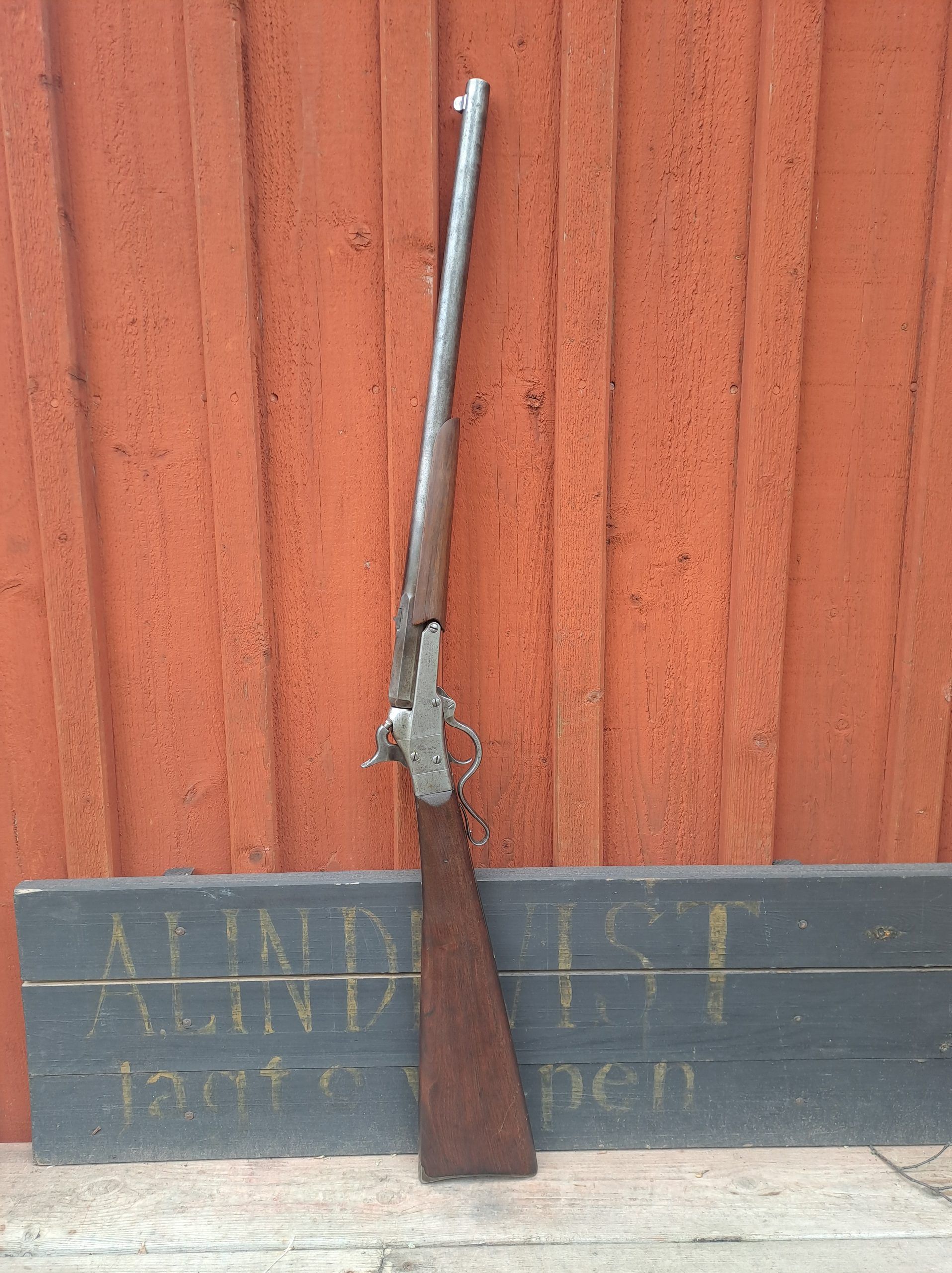 En Maynardkarbin 1863 model för skytte