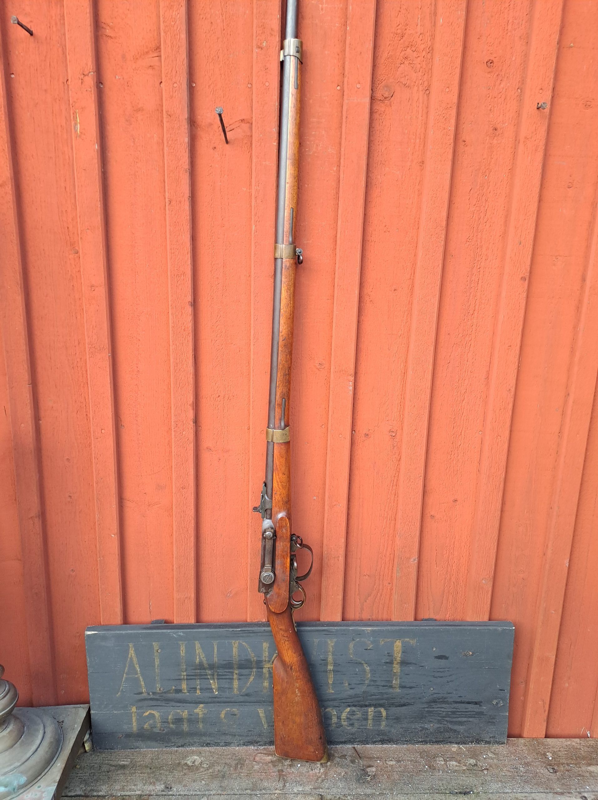En utmärkt norsk m/1855 kammarladdare