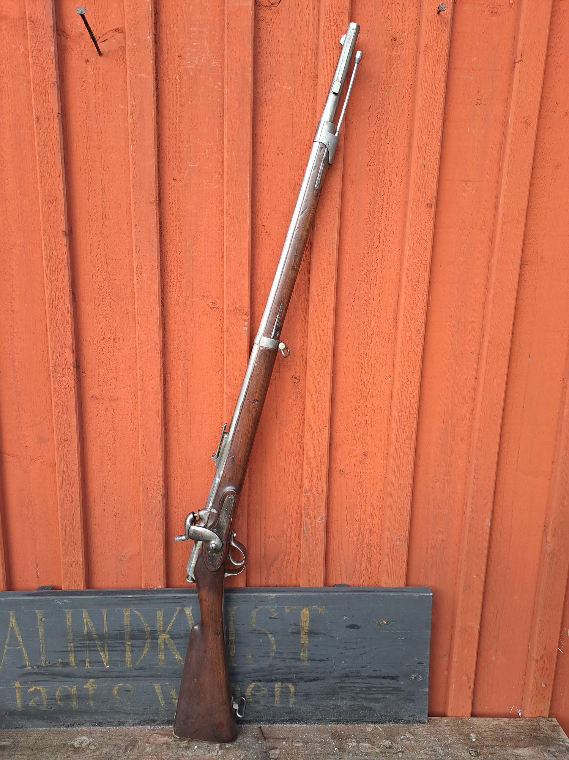 Ett otroligt sällsynt fransk m/1861 Manceaux gevär för jägarkåren i Napoleon III:s livgarde
