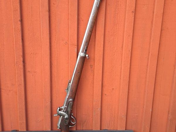 Ett otroligt sällsynt fransk m/1861 Manceaux gevär för jägarkåren i Napoleon III:s livgarde