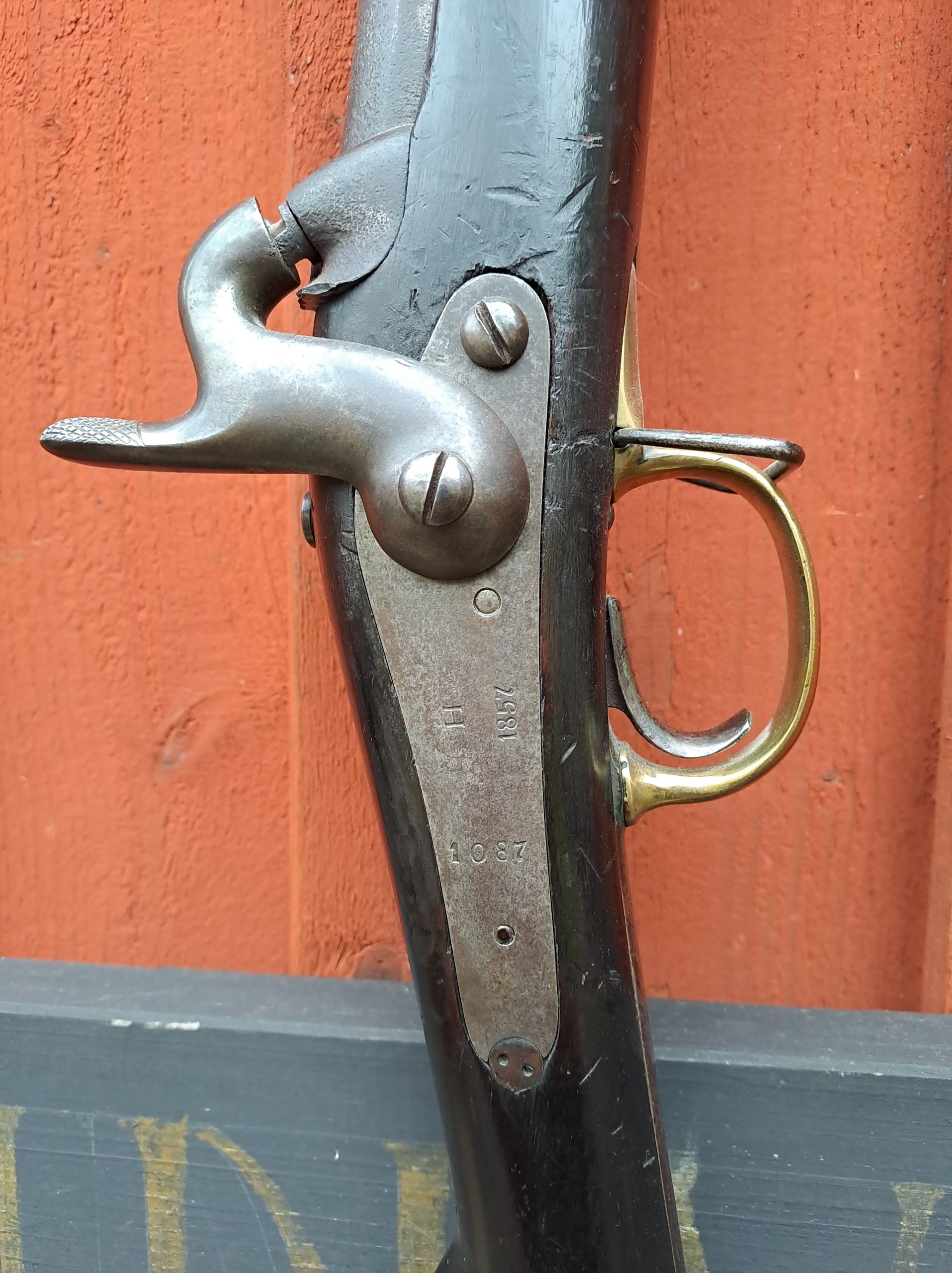 Ett bra exemplar av den svenska m/1857 miniegevär