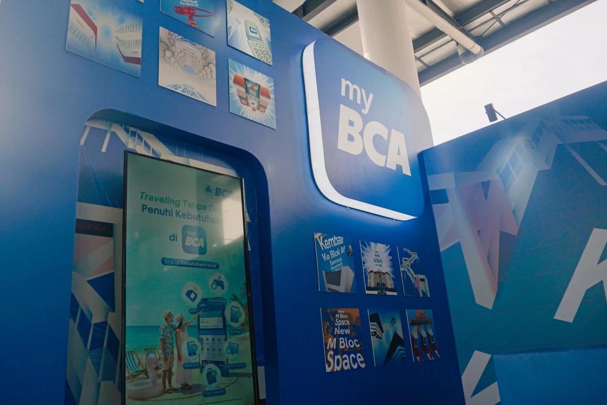 Logo Sign MyBCA at Mbloc Design Week 2026 - Katakita Live Vendor Production Customize Booth 2 Bukaan Bank Brand Activation - Hero