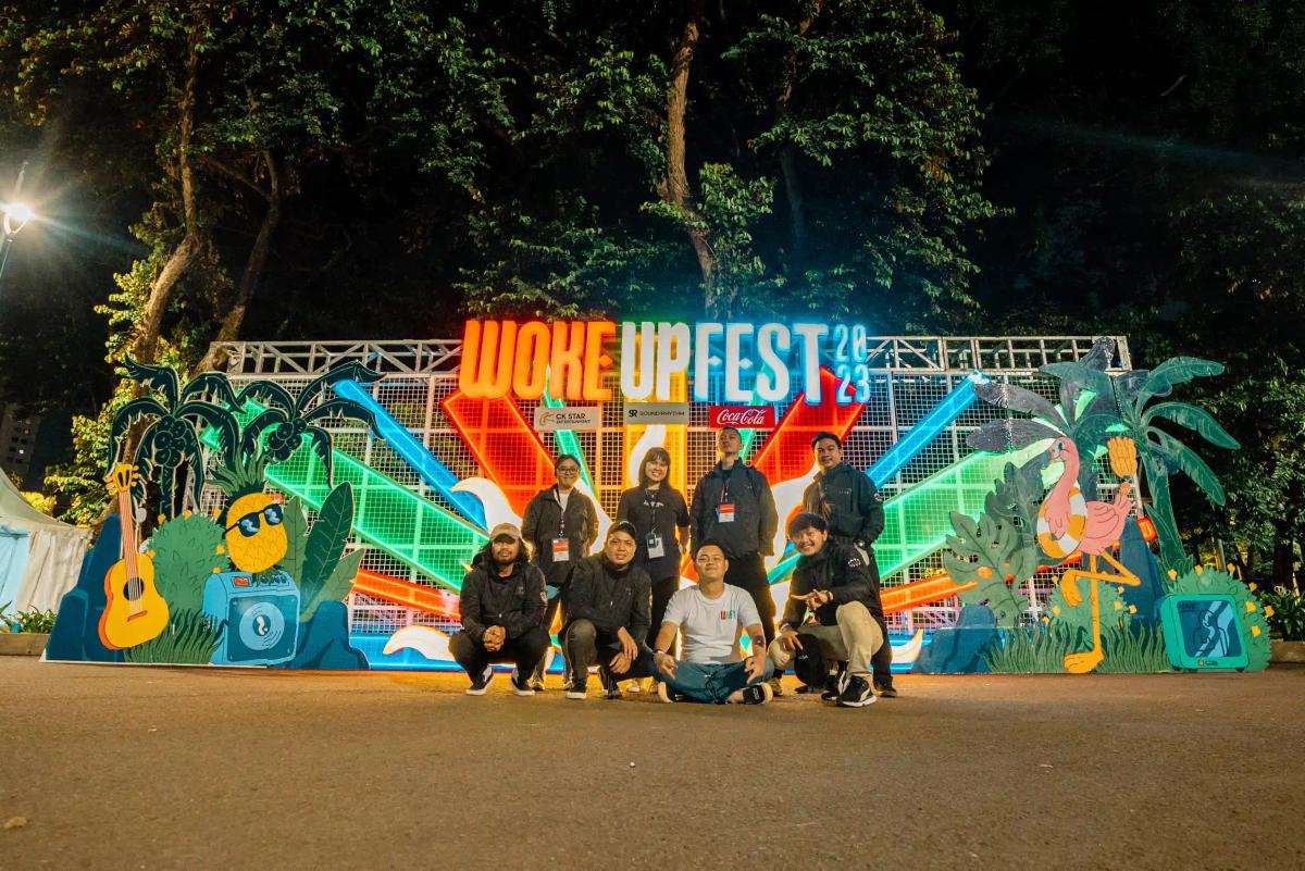 Core Team - Woke Up Fest 2023 - Music Festival Decoration - Katakita Live Vendor Produksi Event