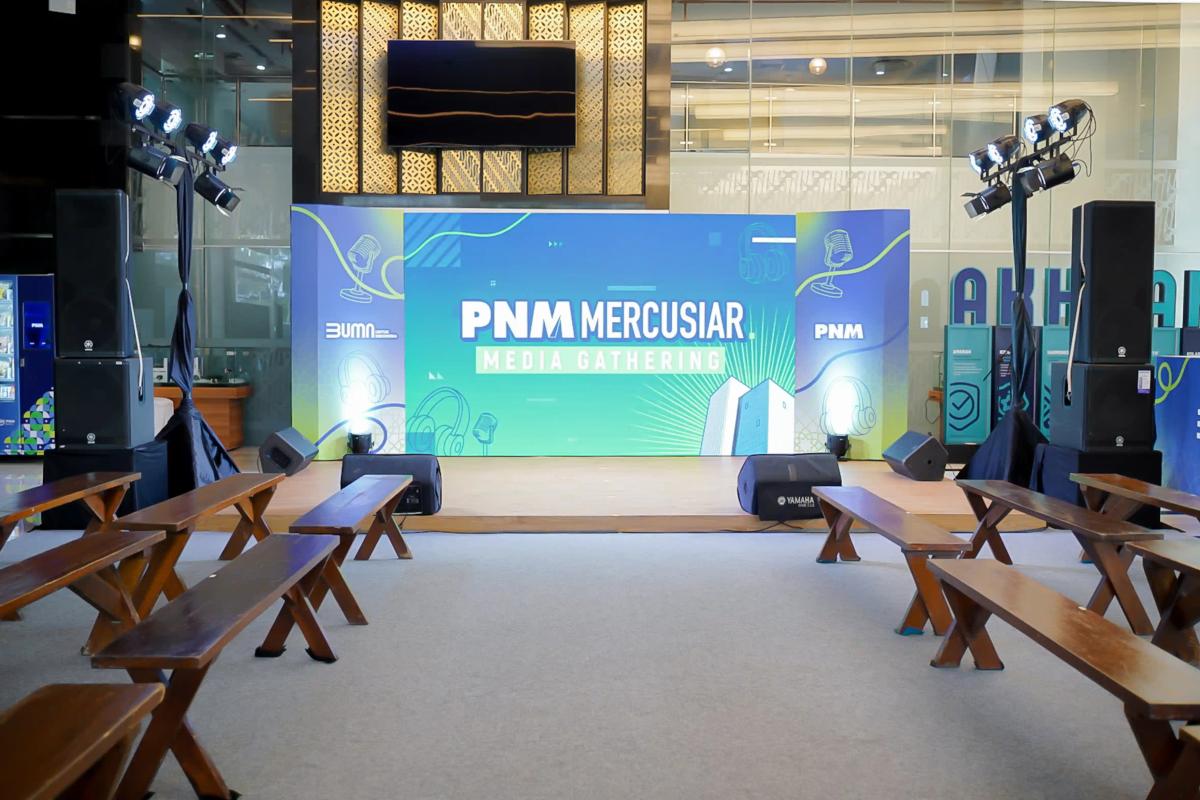Stage - PNM Media Gathering - Katakita Live Vendor Produksi Event Media Internal Gathering BUMN Decoration Company