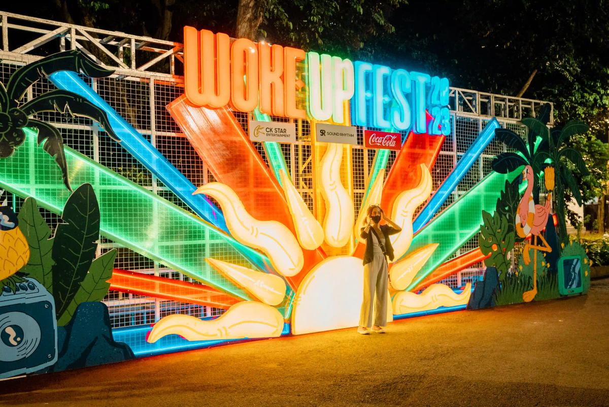 Landmark - Woke Up Fest 2023 - Music Festival Decoration - Katakita Live Vendor Produksi Event