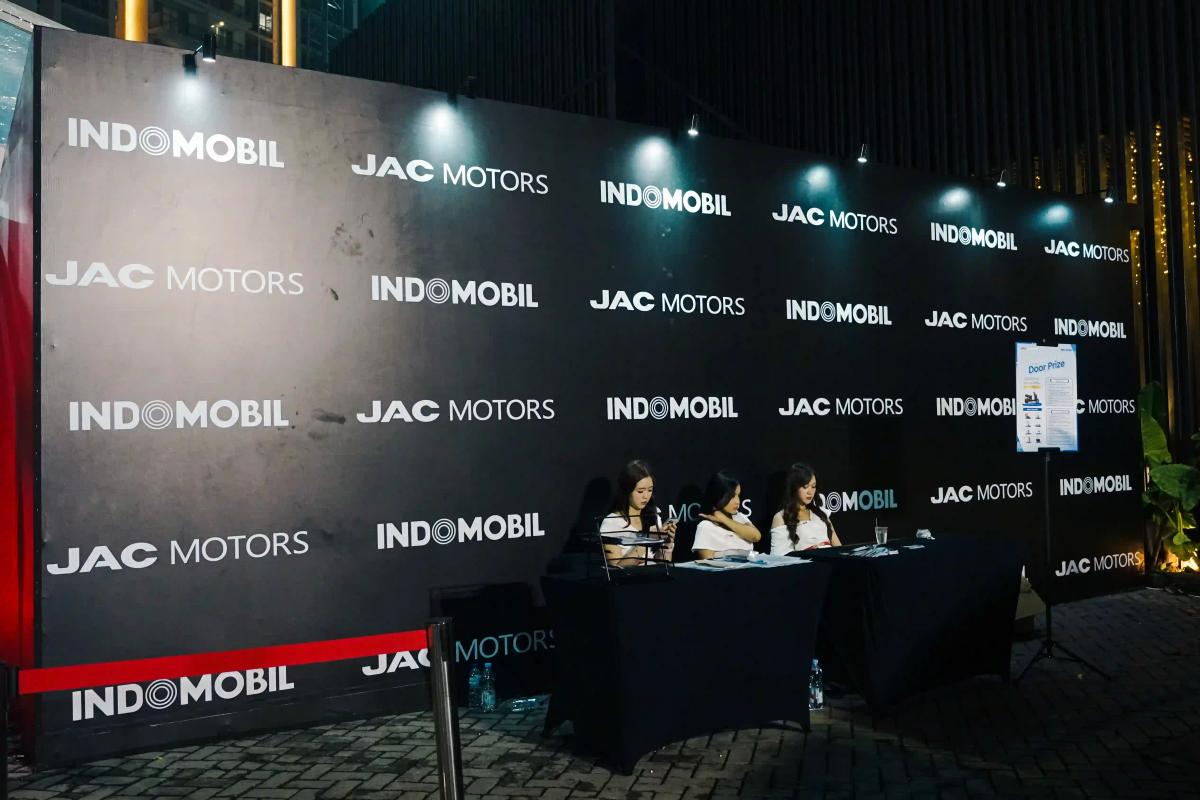 Registration Area JAC Motors Launch Event - Katakita Live Vendor Production Event Decoration Media Gathering Brand Launching