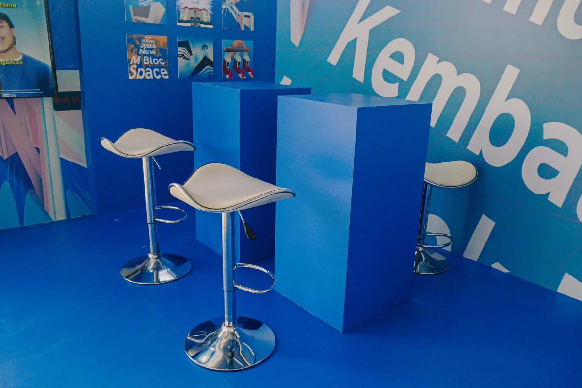 Custom Table MyBCA at Mbloc Design Week 2026 - Katakita Live Vendor Production Customize Booth 2 Bukaan Bank Brand Activation - Hero