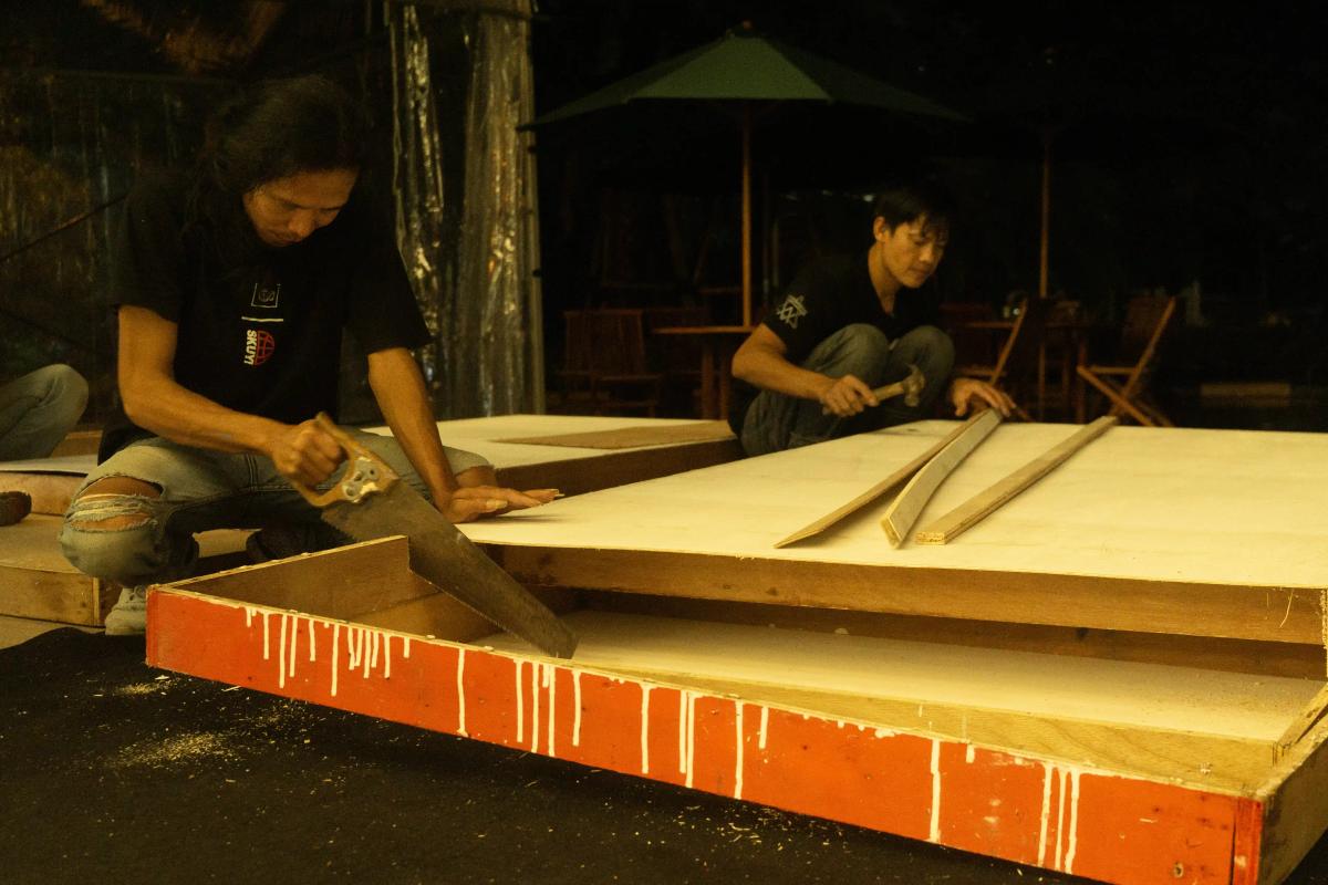 Installment Team Gate - Hard Hat Worker - PNM Media Gathering - Katakita Live Vendor Produksi Event Media Internal Gathering BUMN Decoration Company-1