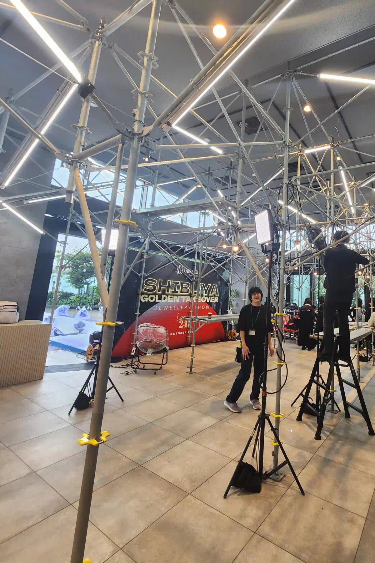 Photowall - Katakita Live Vendor Production UBS Gold Shibuya Golden Takeover Brand International Fashion Show