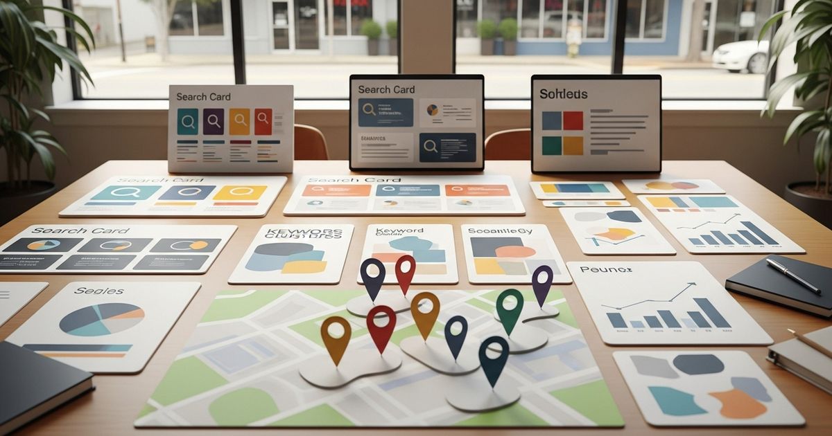 Marketing team collaborating in a Mobile, Alabama office reviewing SEO strategy — seo agencies in mobile