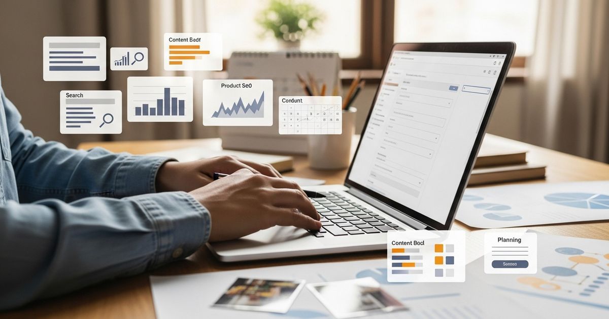 Marketer editing product SEO fields in an OpenCart admin dashboard — opencart seo optimization workflow