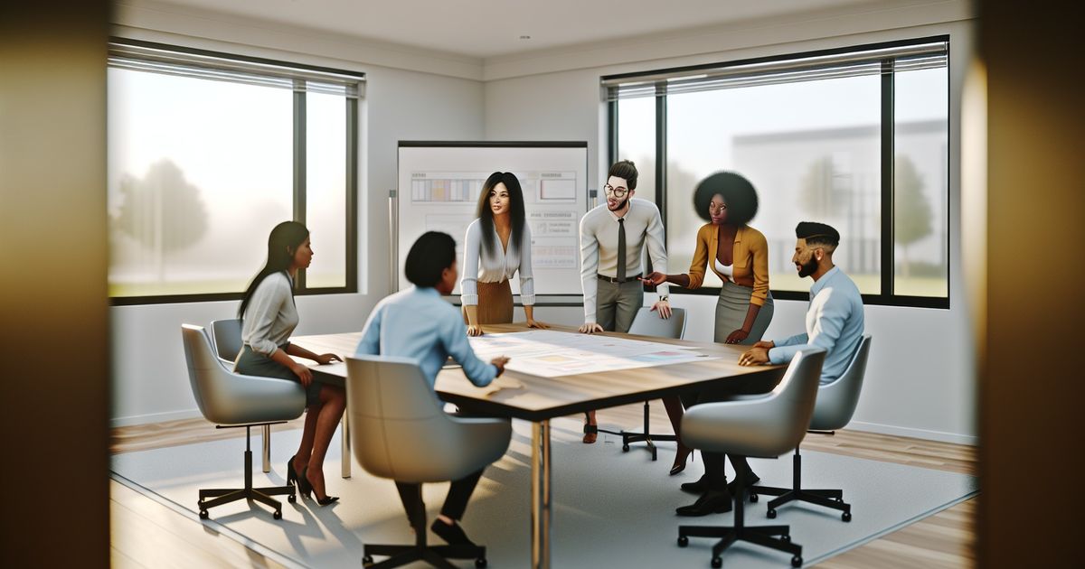 Marketing team collaborating in a modern Coventry office, illustrating SEO agencies in Coventry working on a content and technical strategy