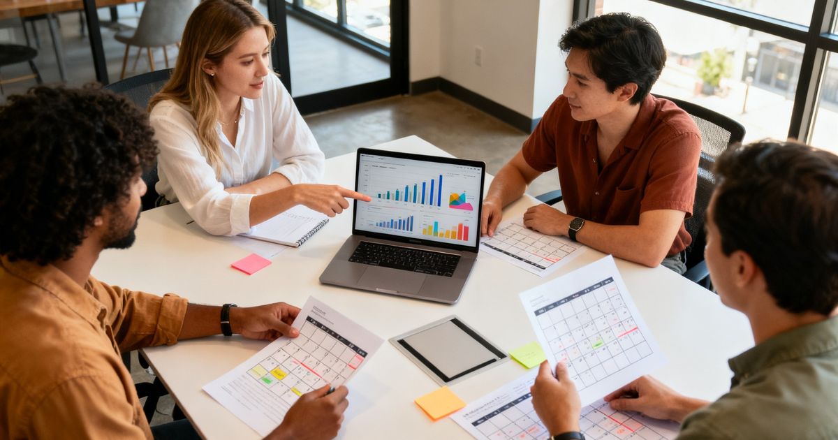Marketing team optimizing a Circle community site for search — circle seo