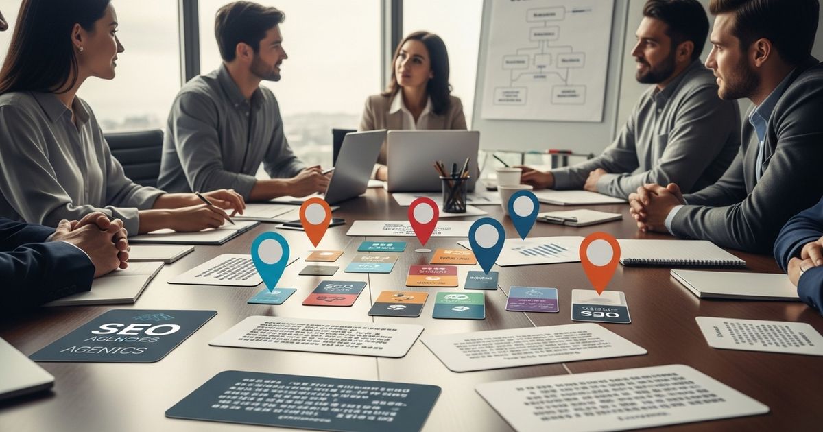 Marketing team collaborating in a modern Huntington Beach office — seo agencies in huntington beach