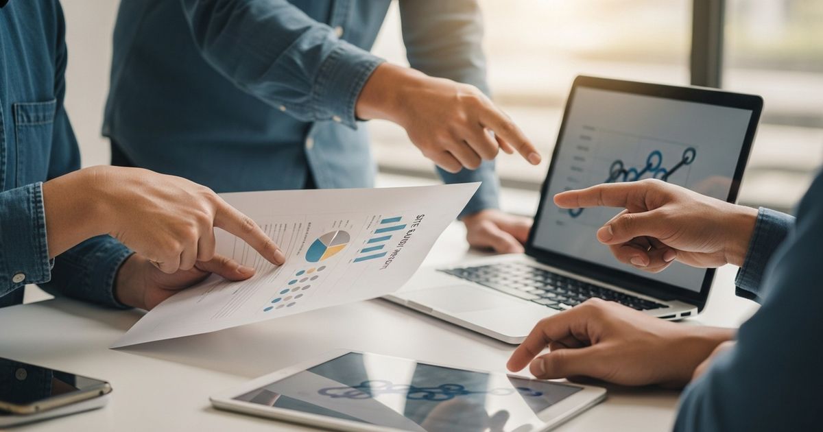 SEO specialist running a site audit to find and fix broken links