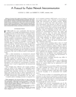 "A Protocol for Packet Network Intercommunication"